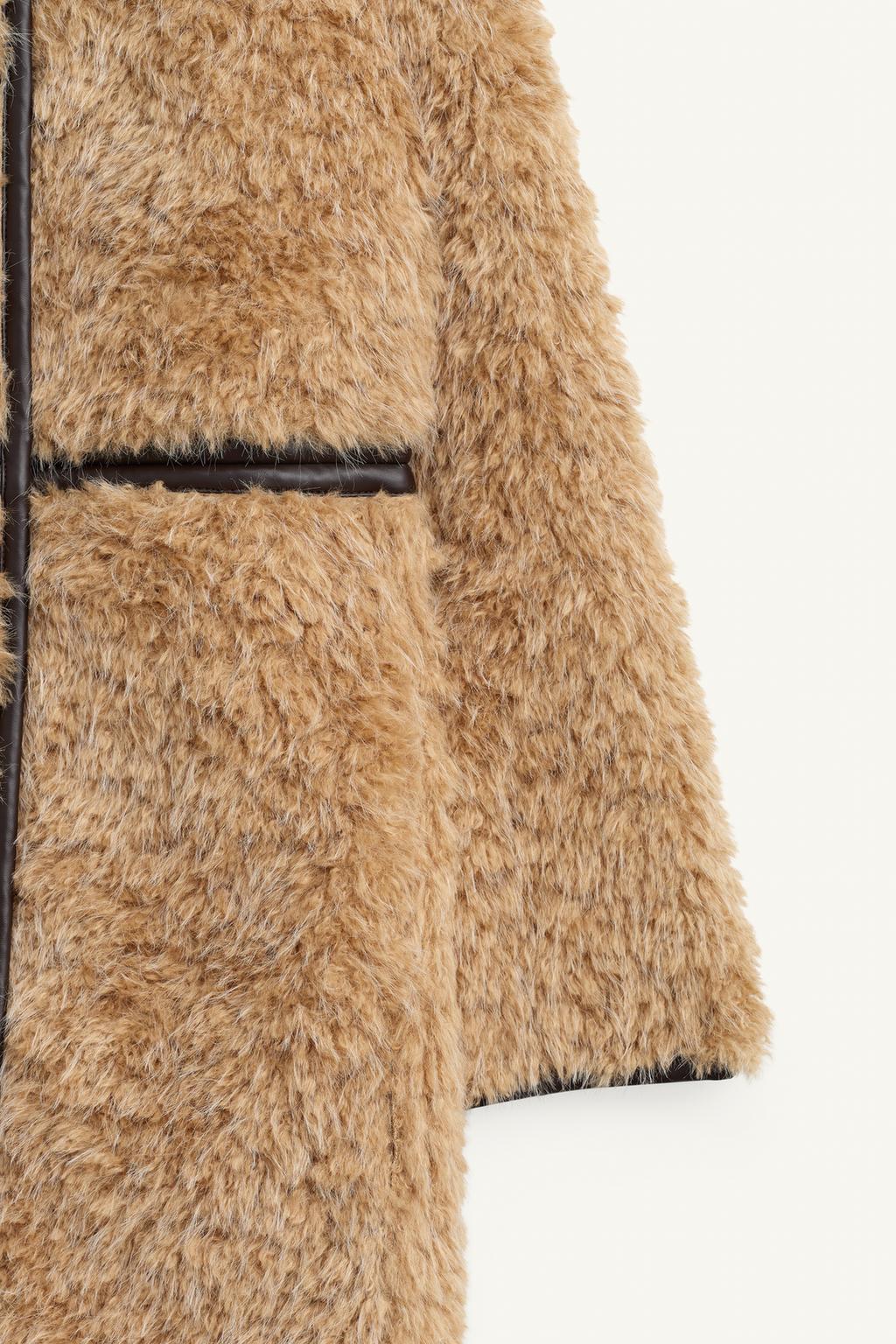 Long Faux Shearling Coat - Limited Edition