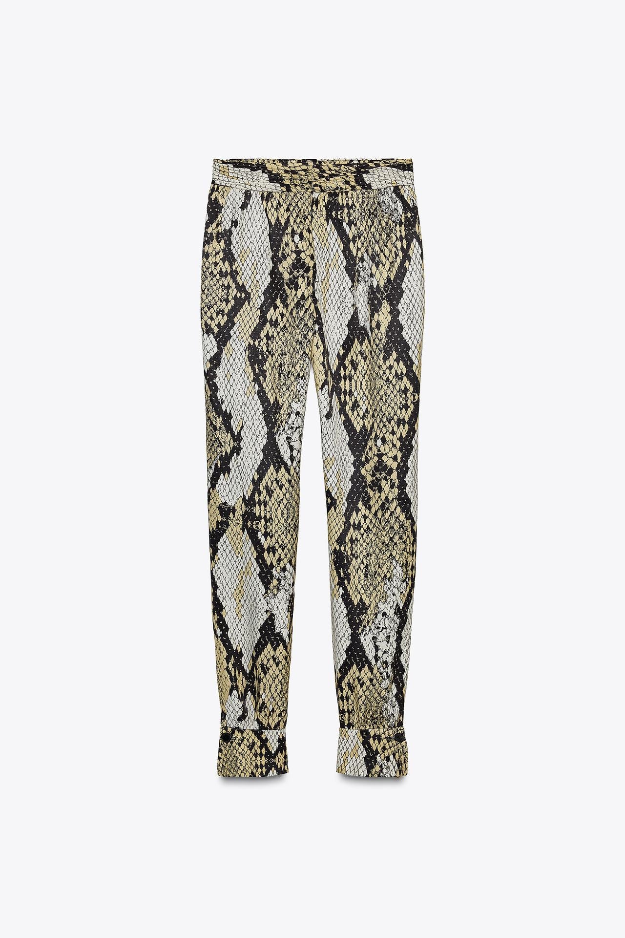 ZW Collection Animal Print Trousers