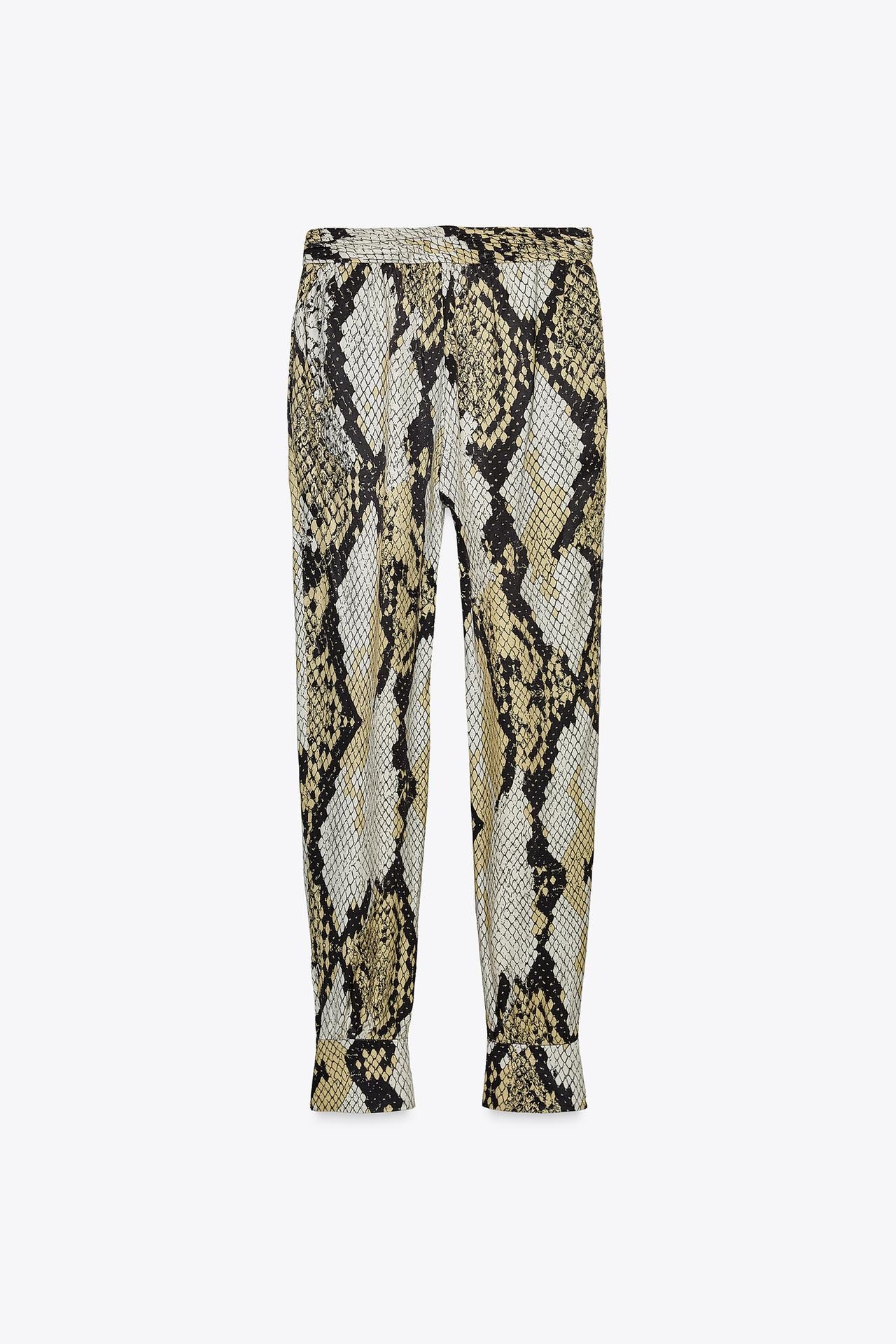 ZW Collection Animal Print Trousers