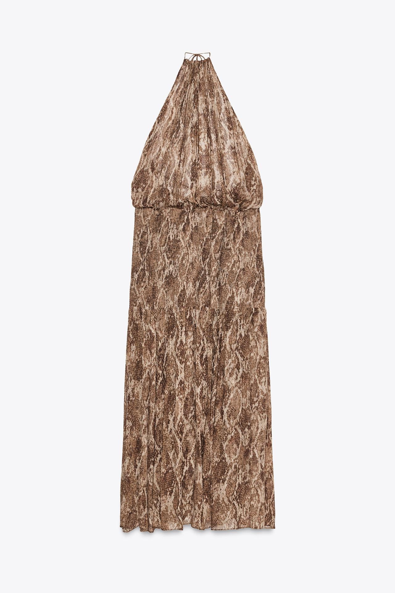 ZW Collection Printed Halter Dress
