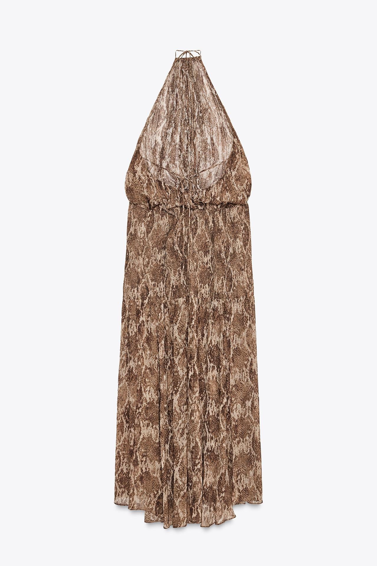 ZW Collection Printed Halter Dress