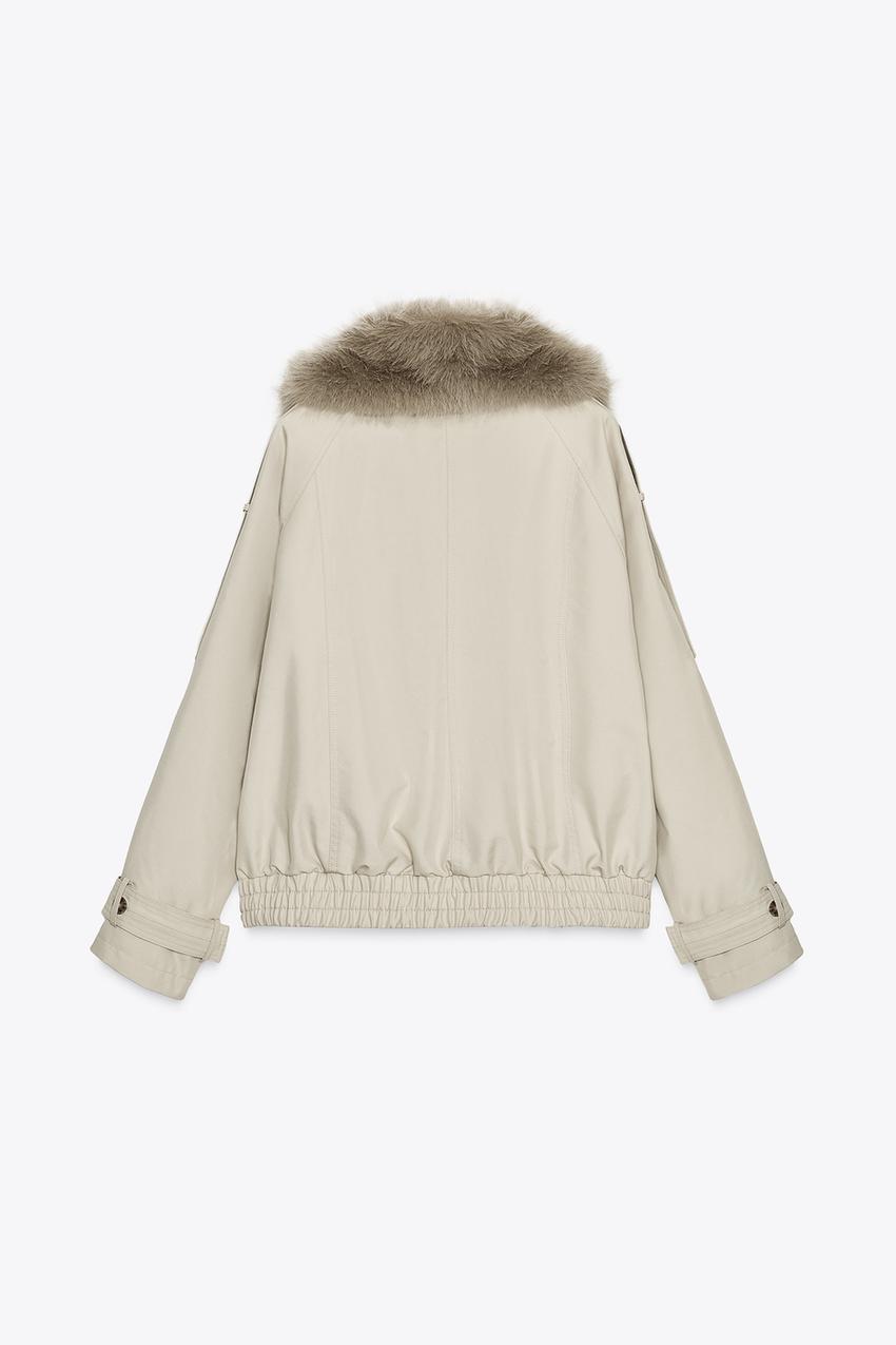 ZW Collection Water-Repellent Short Trench Coat