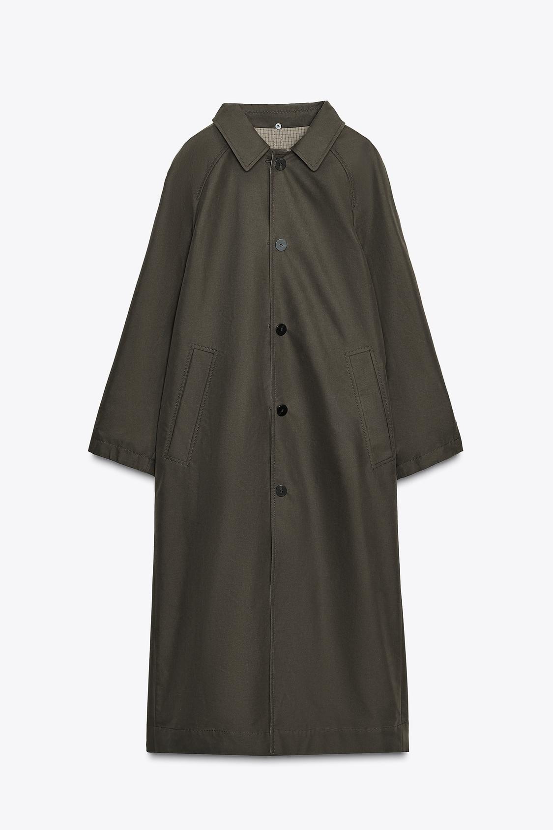 Limited Edition Reversible Trench Coat With Faux Fur Collar