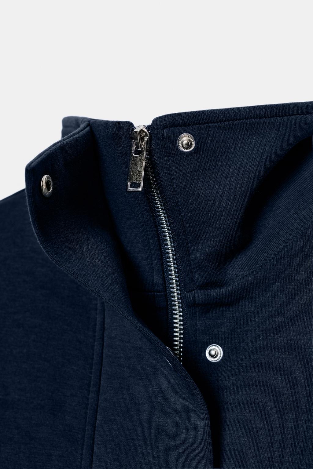 Interlock High-Neck Bomber Jacket