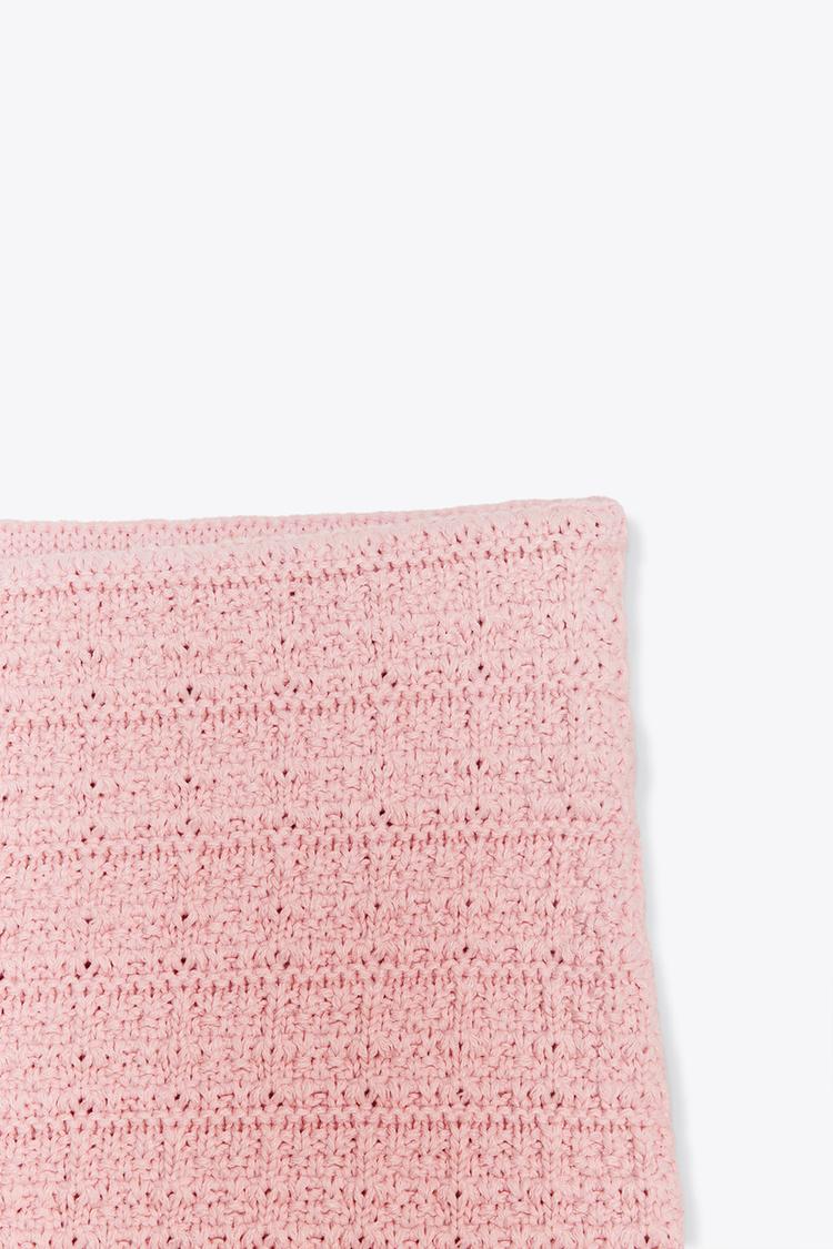 Combined Knit Skirt