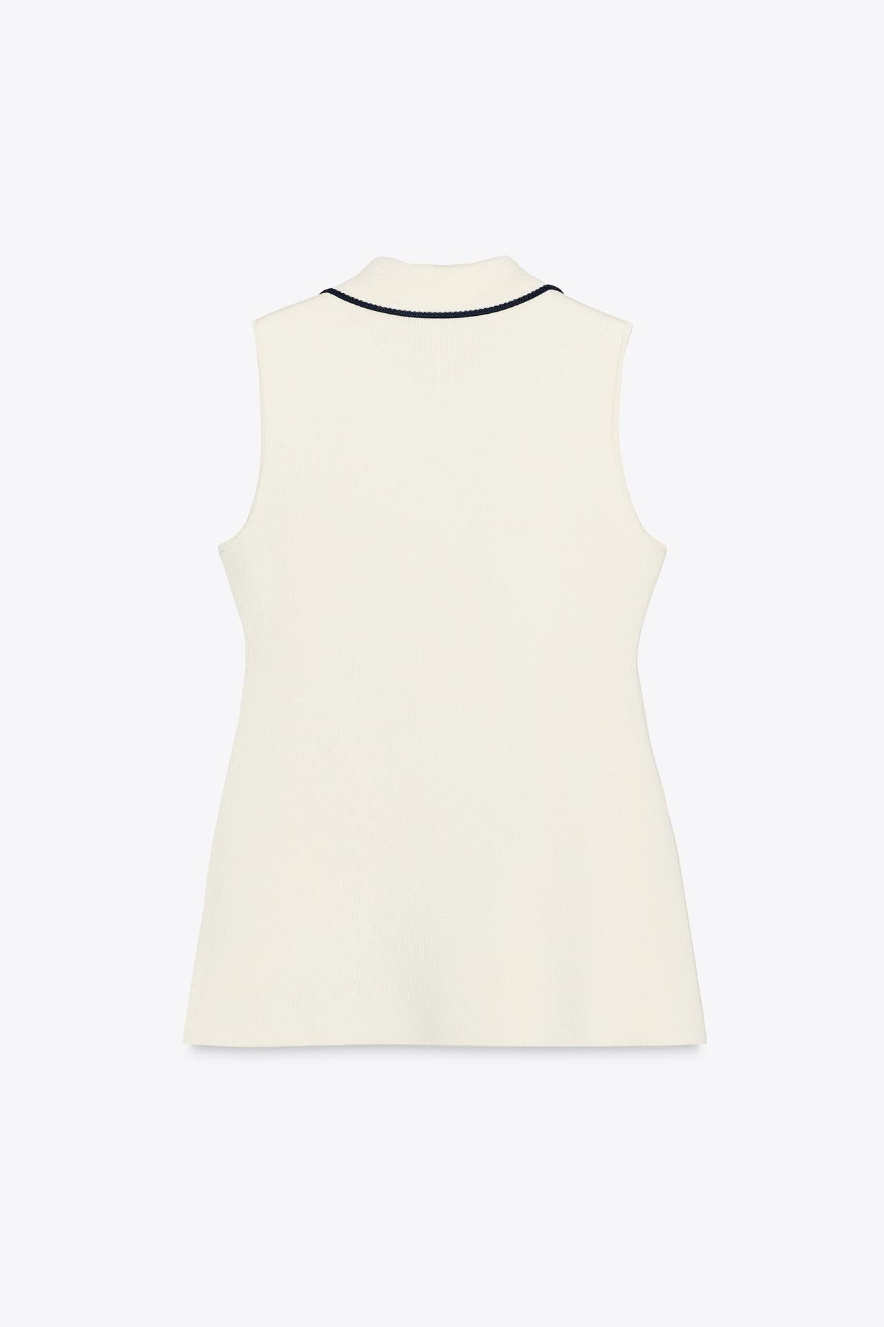 Trim Knit Waistcoat