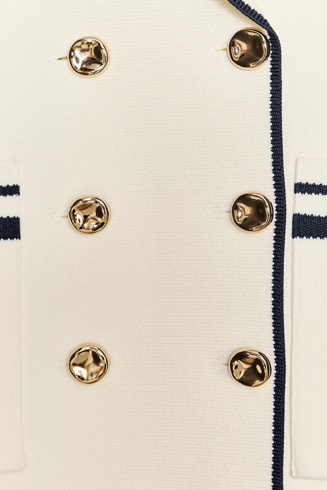 Trim Knit Waistcoat