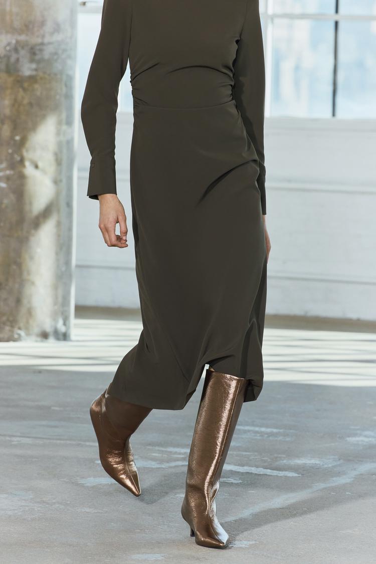 ZW Collection draped midi dress