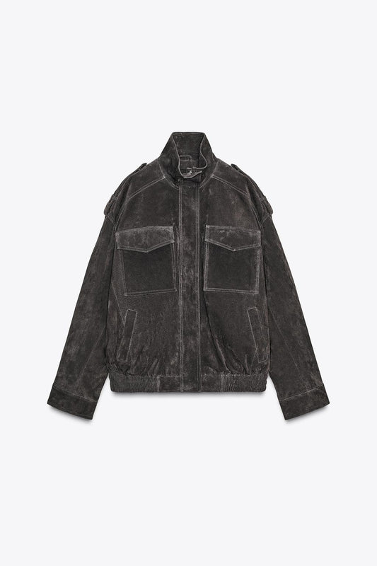 Suede Leather Jacket