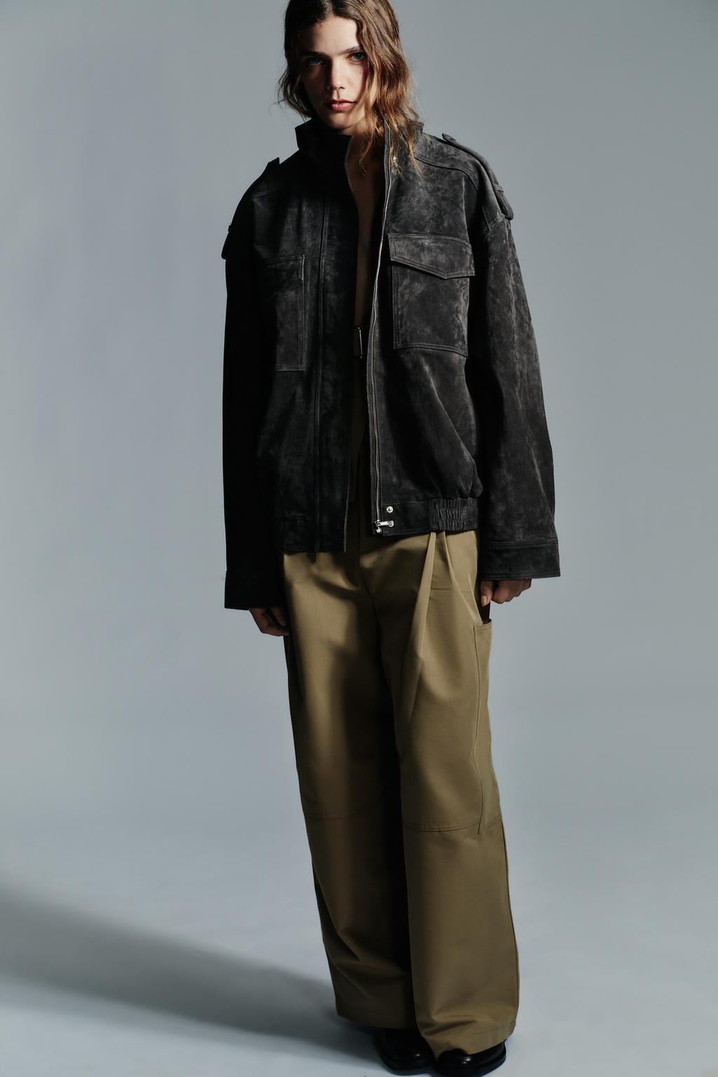 Suede Leather Jacket