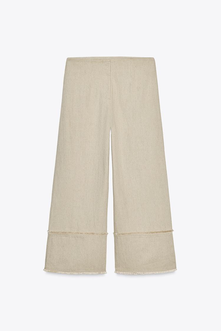 Rustic Frayed Trousers