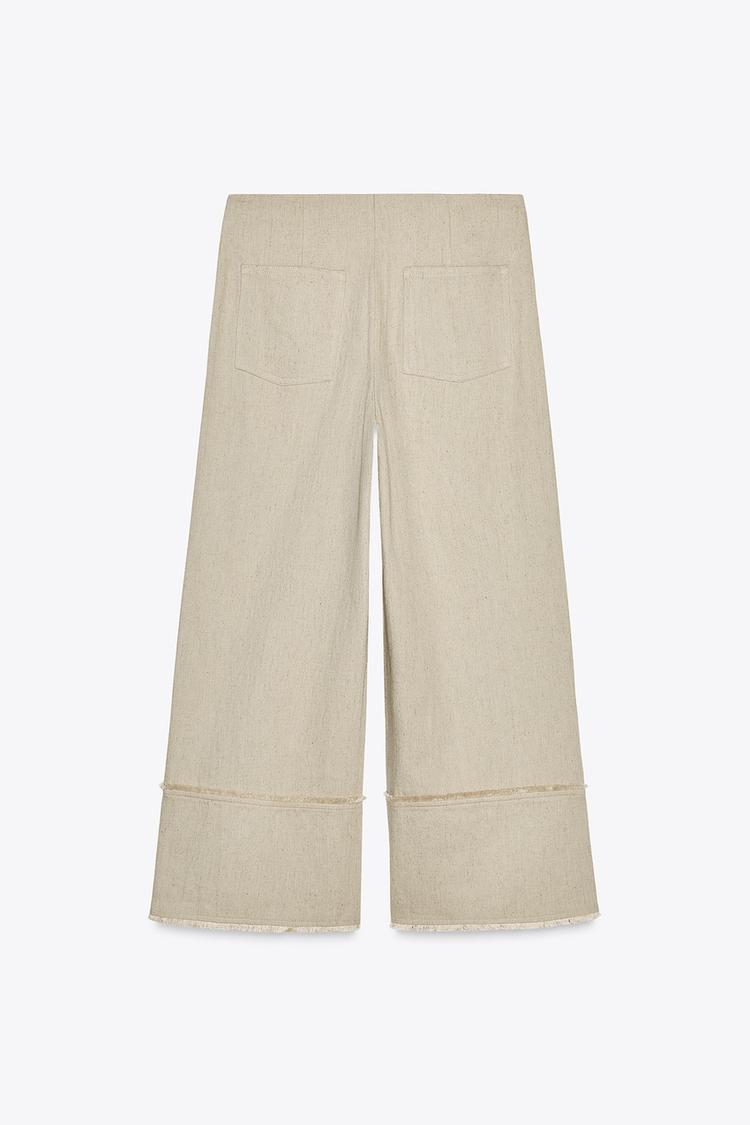 Rustic Frayed Trousers