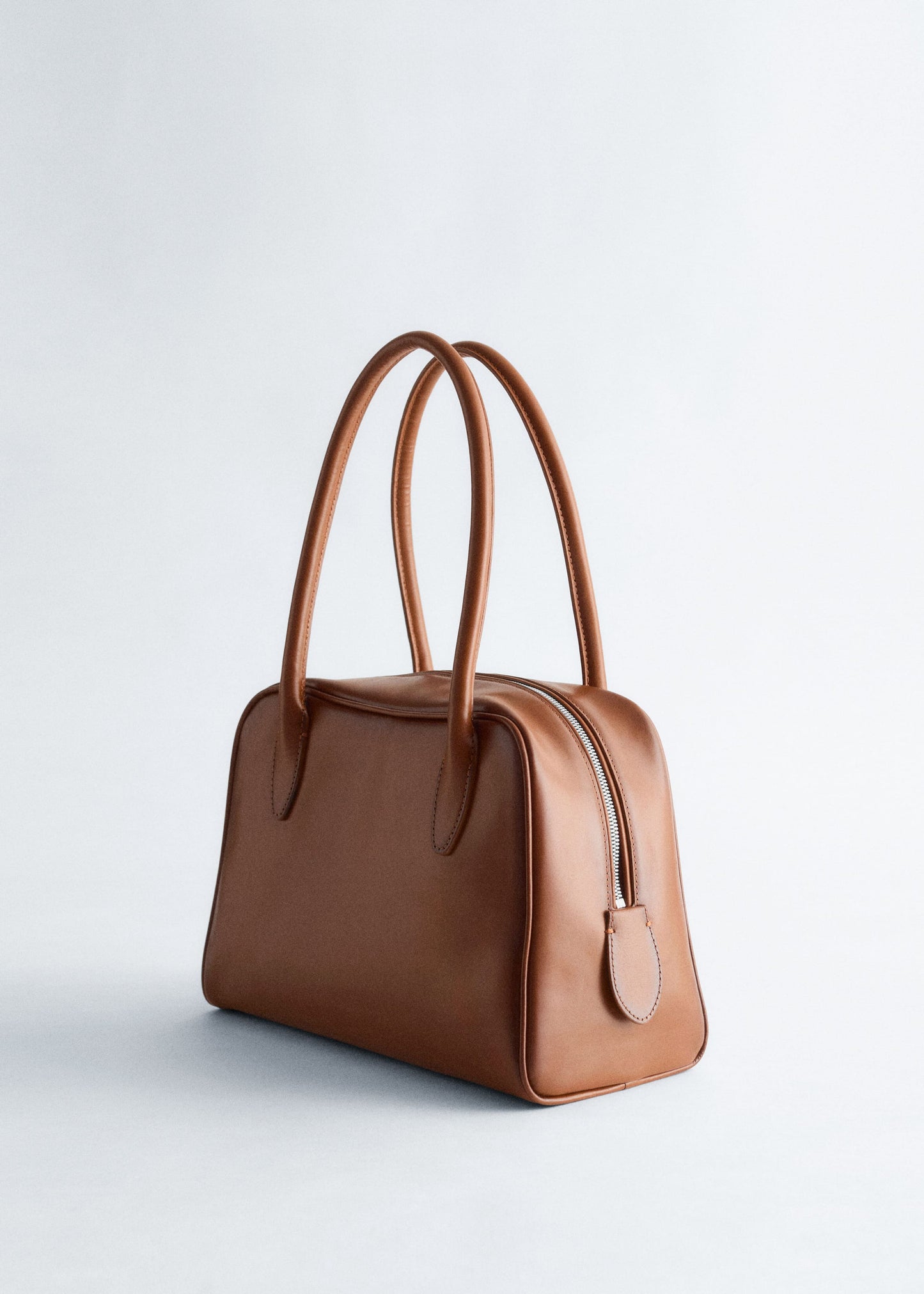 Leather Bowling Bag