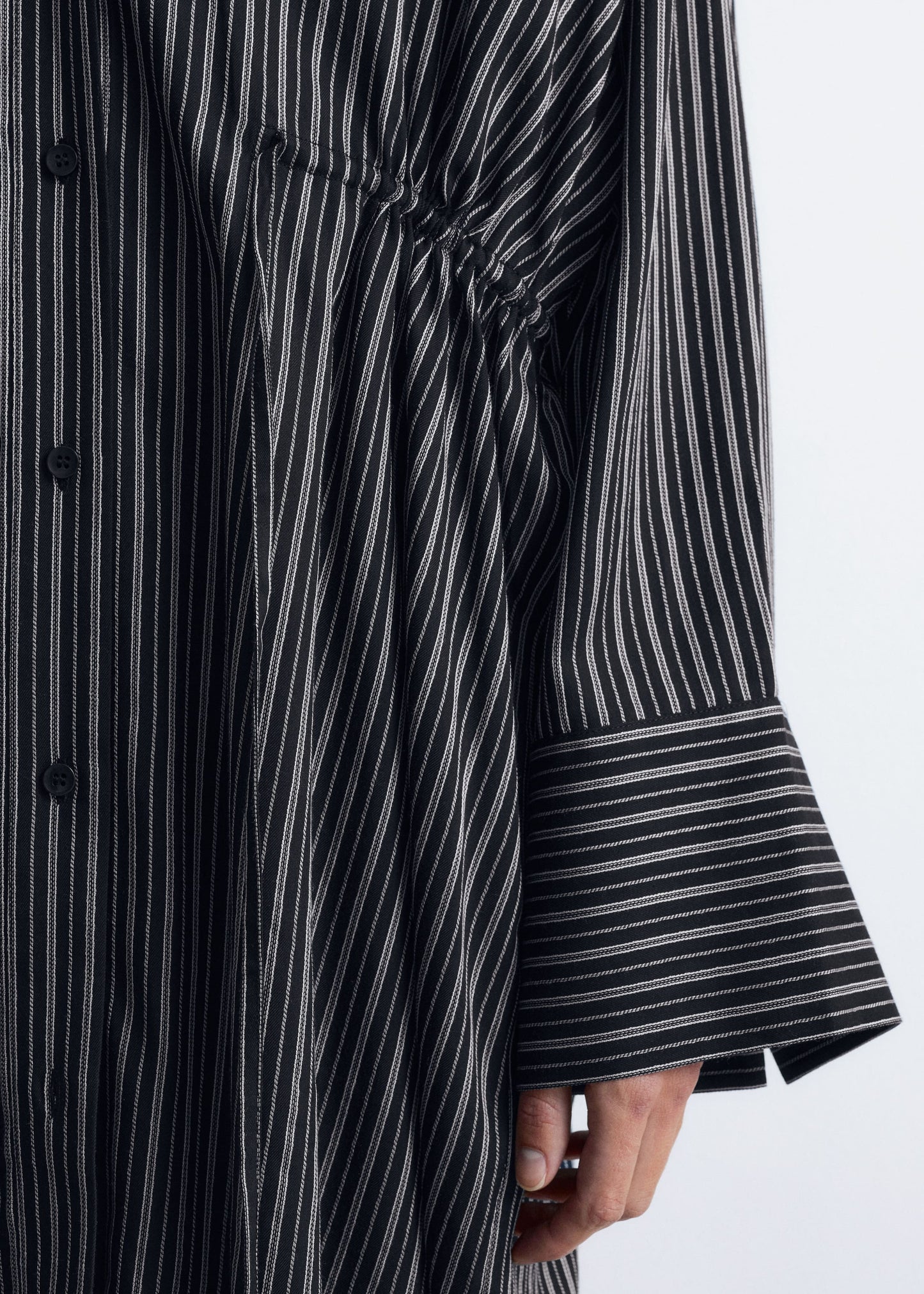 Oversized Mini Shirt Dress