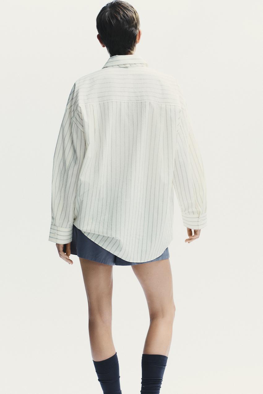 Oversize Shirt with Tie