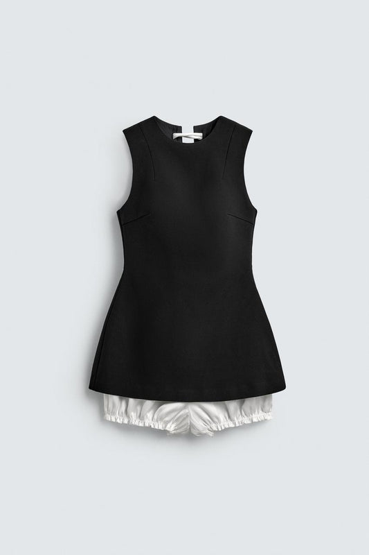 Contrast Poplin Playsuit Harry Lambert for Zara x Disney