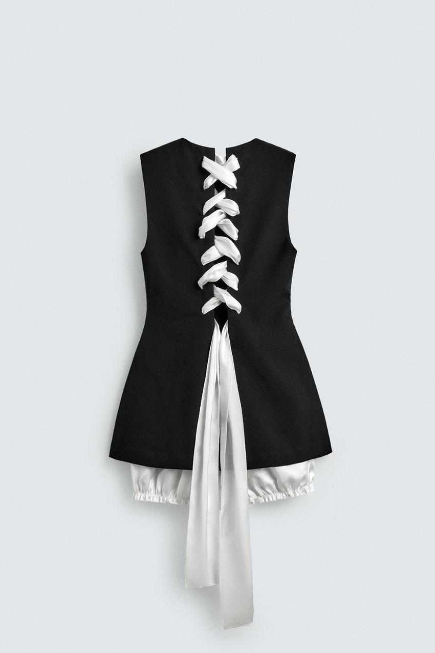 Contrast Poplin Playsuit Harry Lambert for Zara x Disney