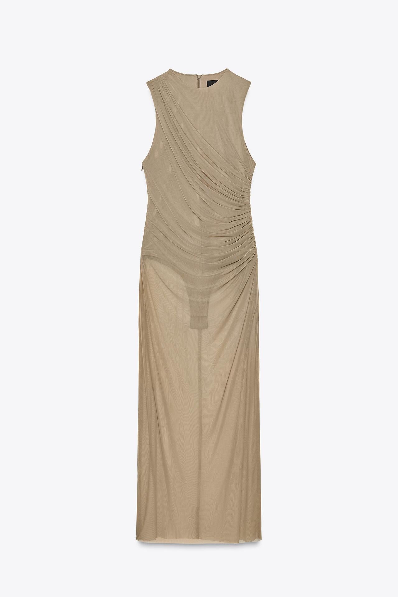 Tulle Body Midi Dress