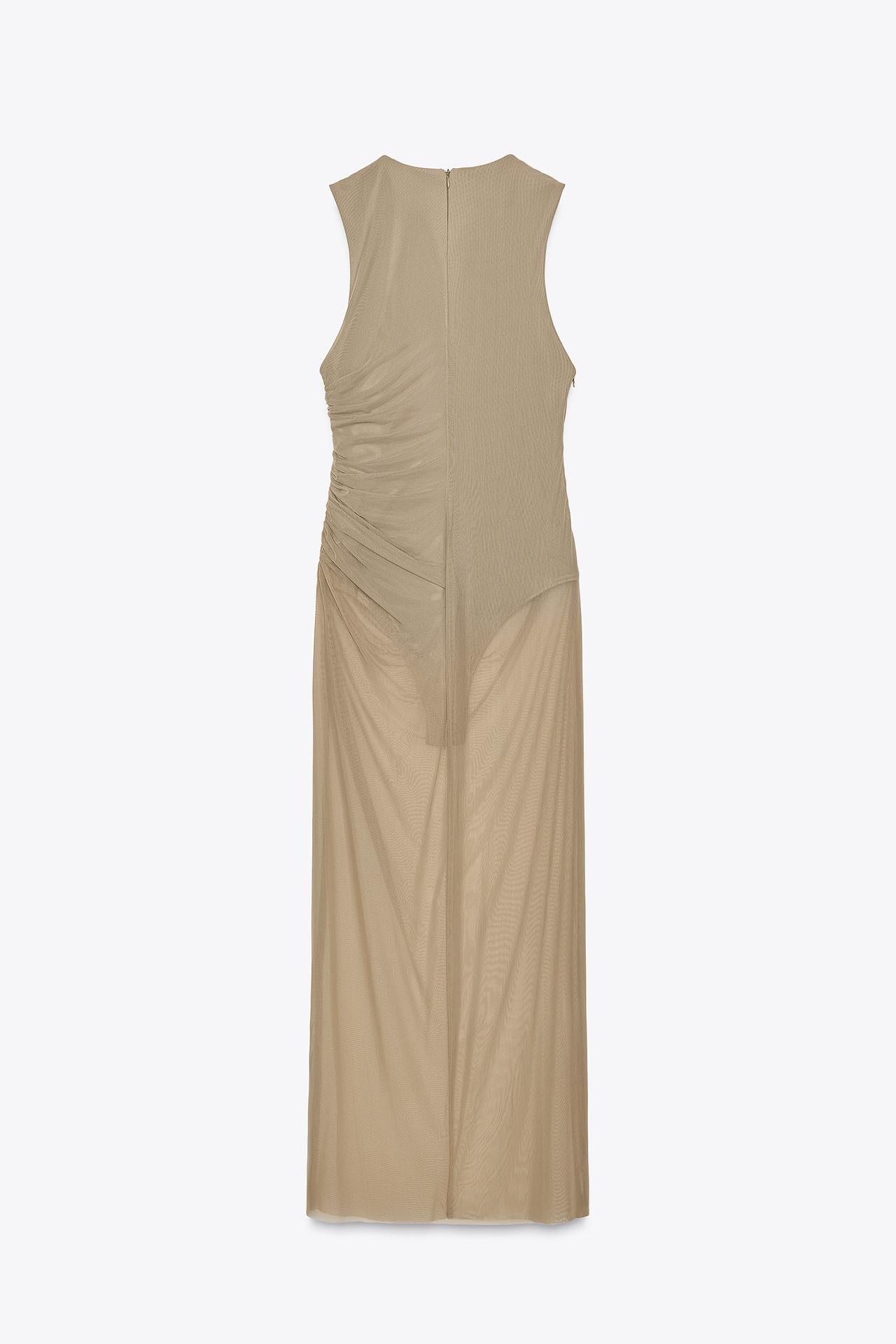 Tulle Body Midi Dress