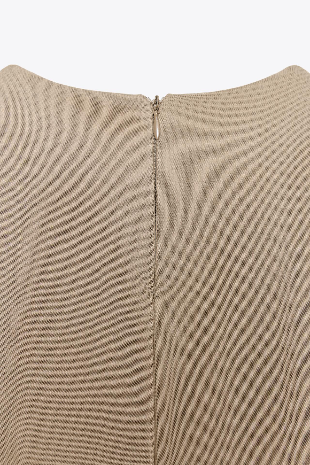 Tulle Body Midi Dress