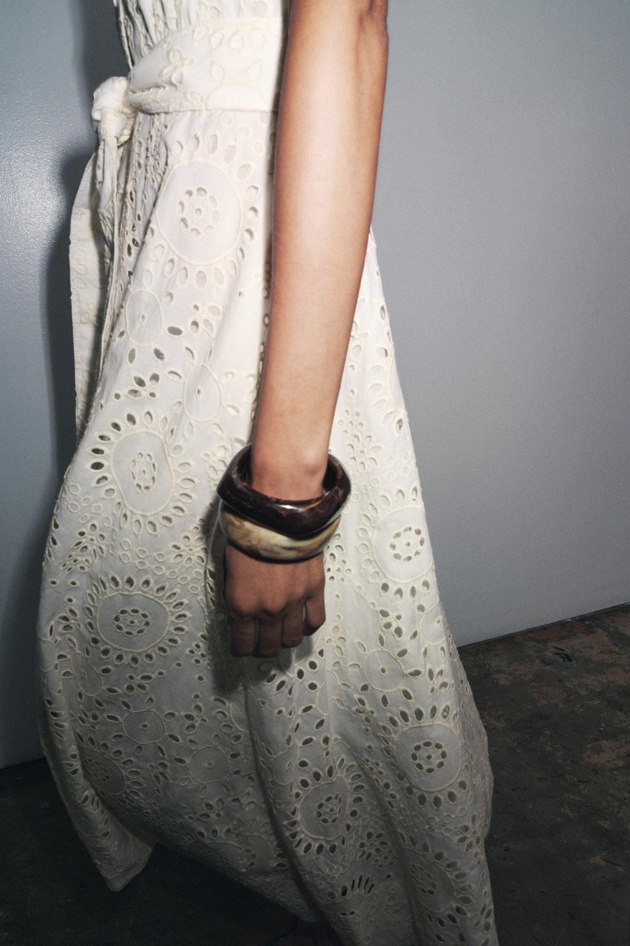 ZW Collection Embroidered Shirt Dress