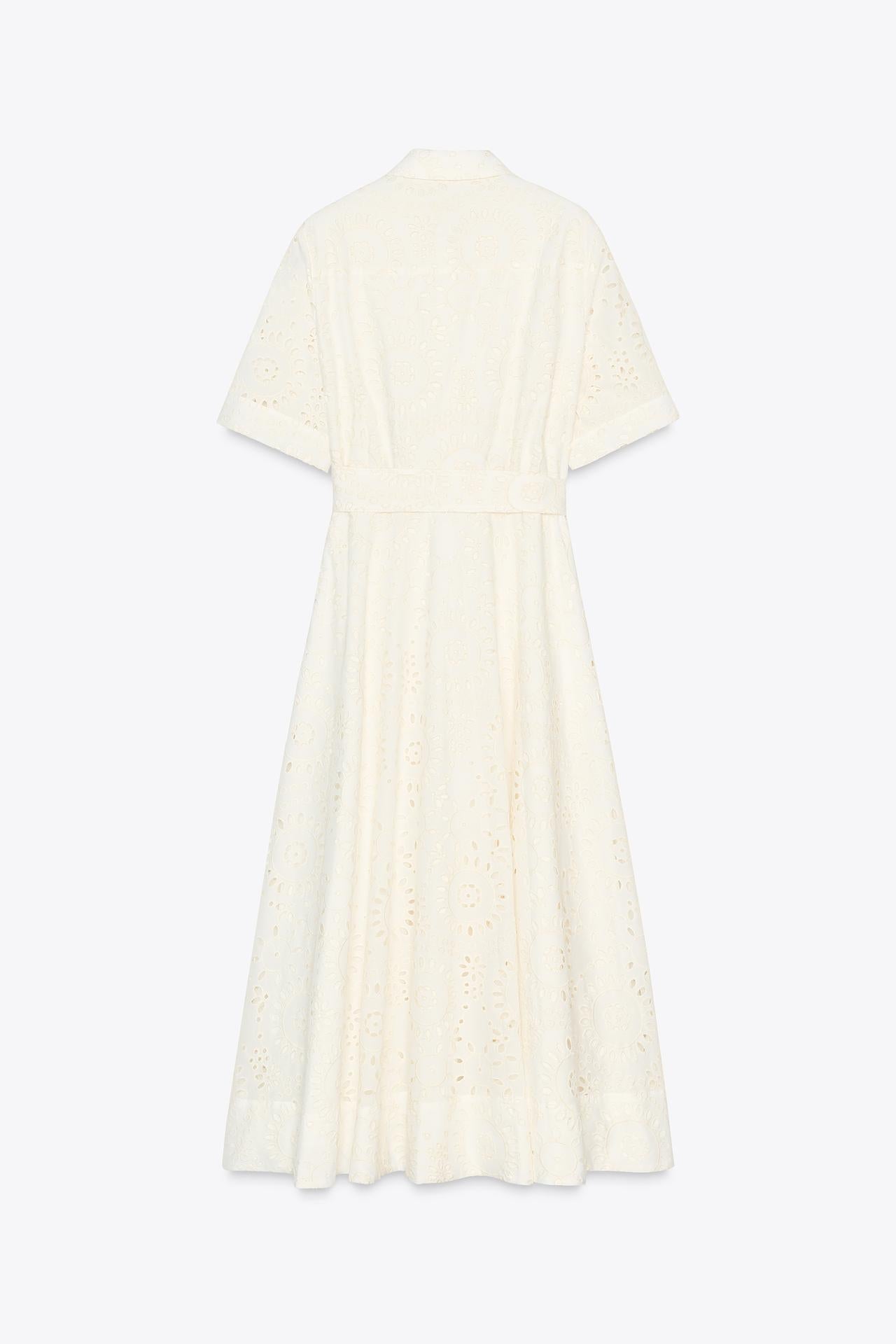 ZW Collection Embroidered Shirt Dress