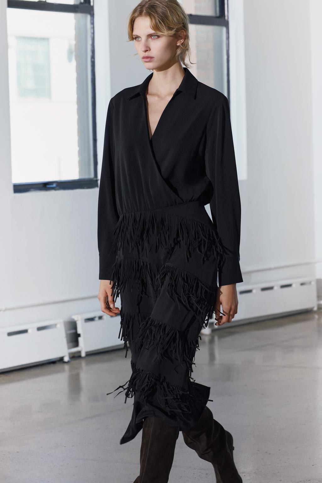 Fringed Combination Dress Collection