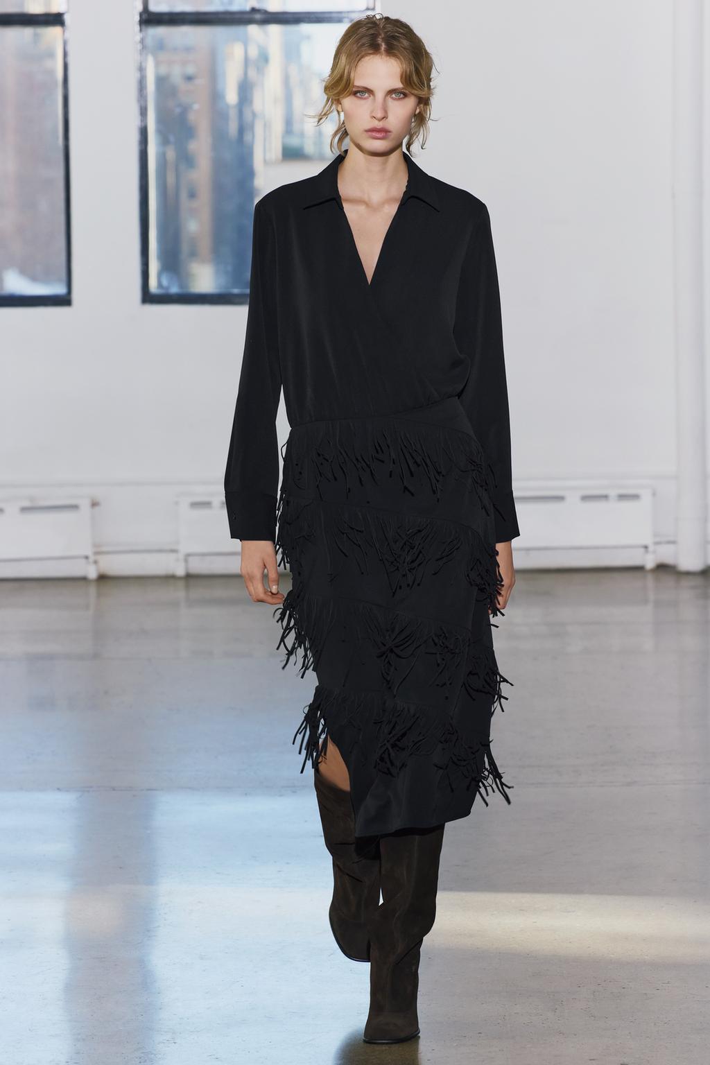 Fringed Combination Dress Collection