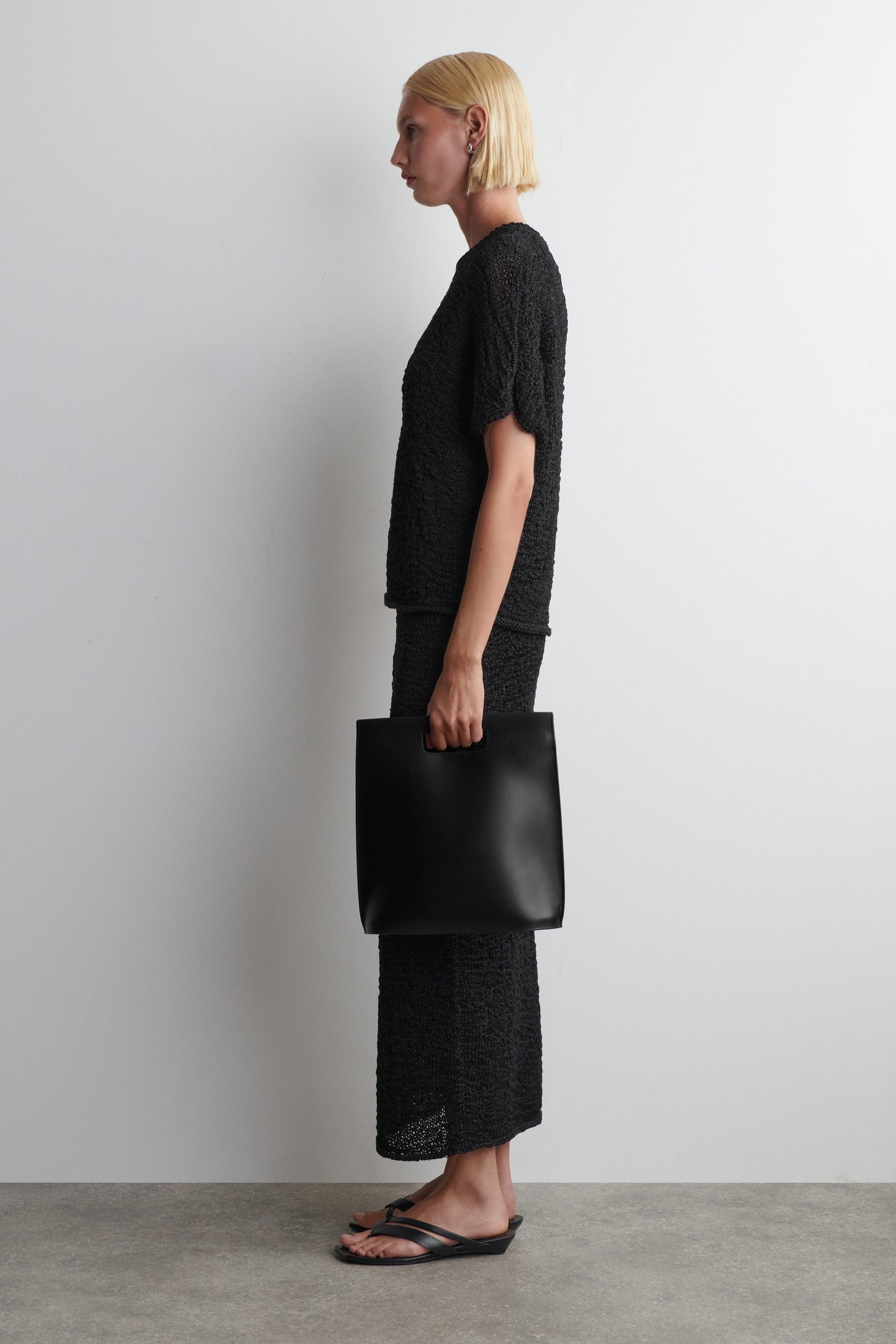 Textured Open-Knit Top