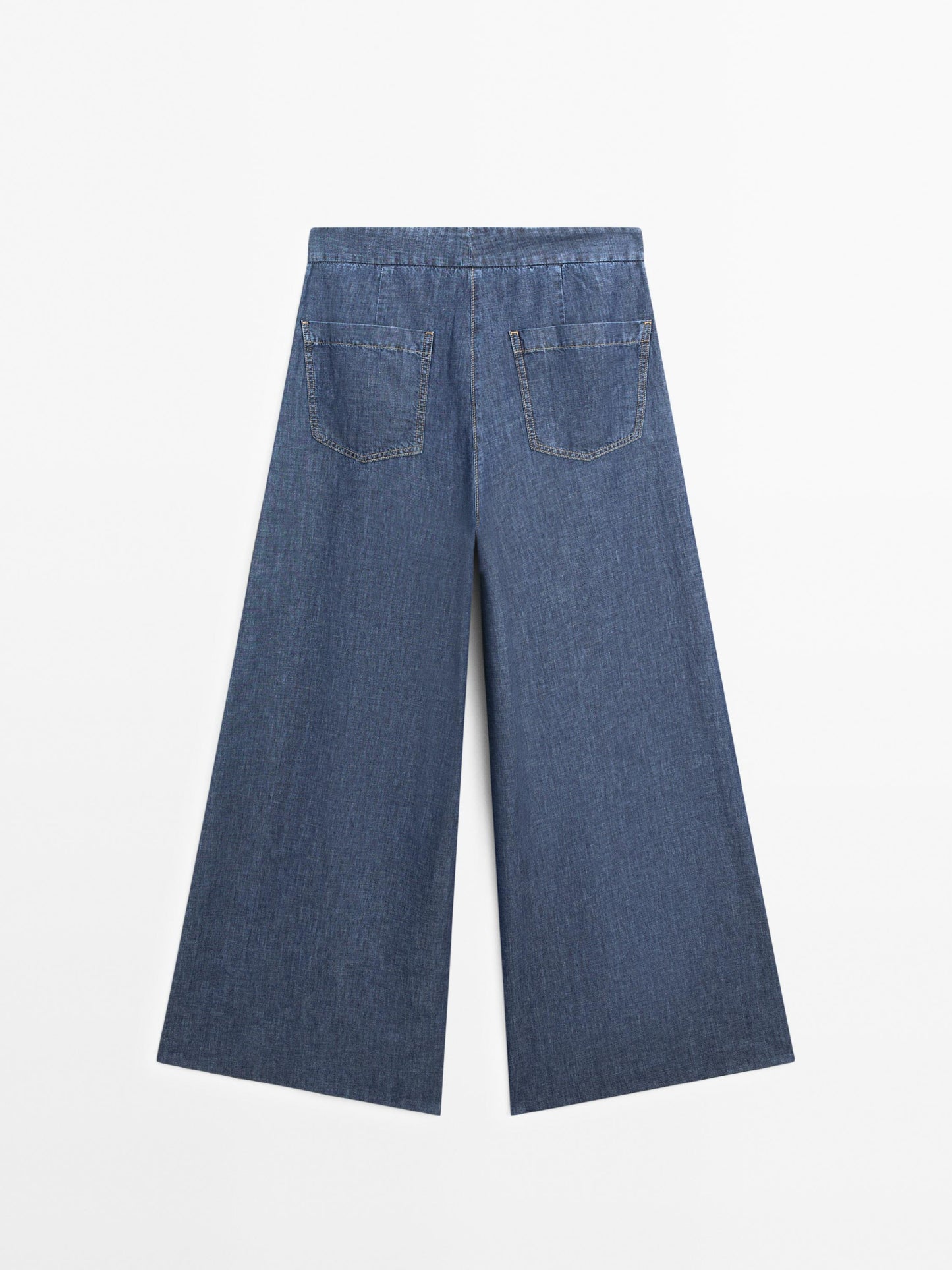 High-waist super wide-leg jeans