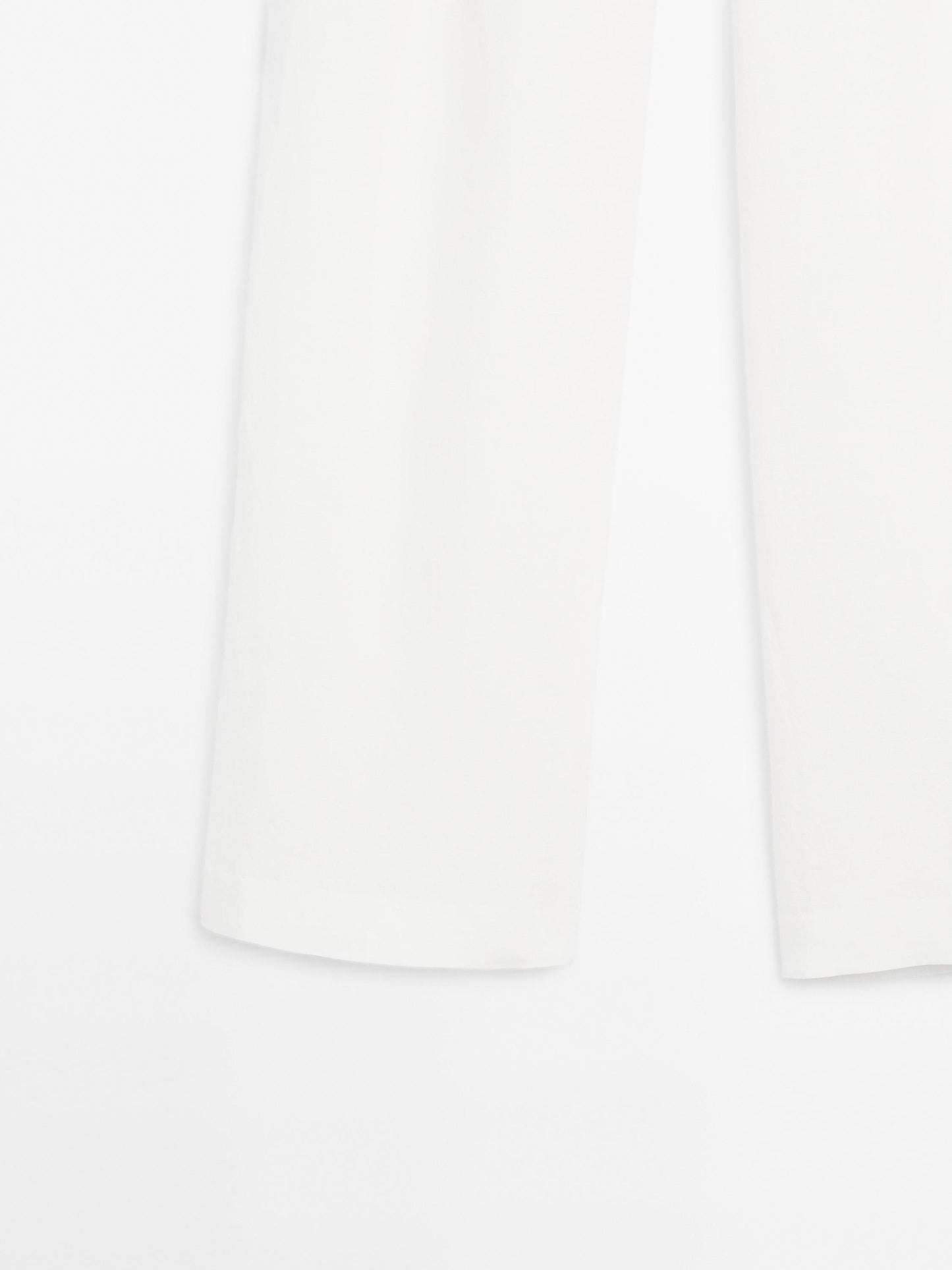 Straight-leg flowing trousers with dart detail