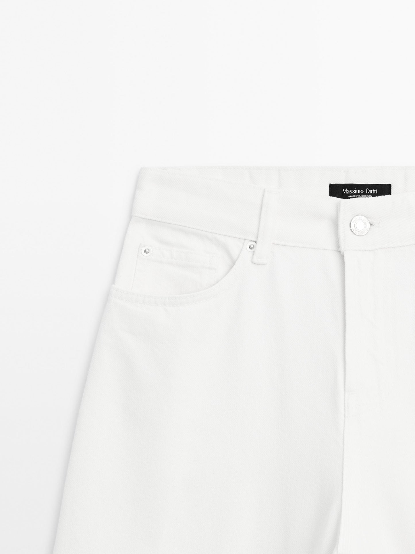 High-waist barrel fit jeans