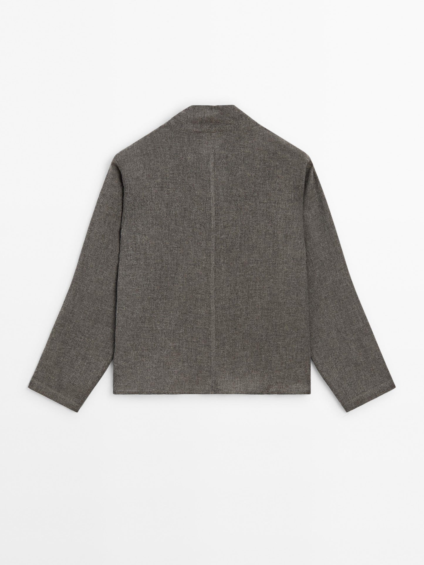 High neck shirt top