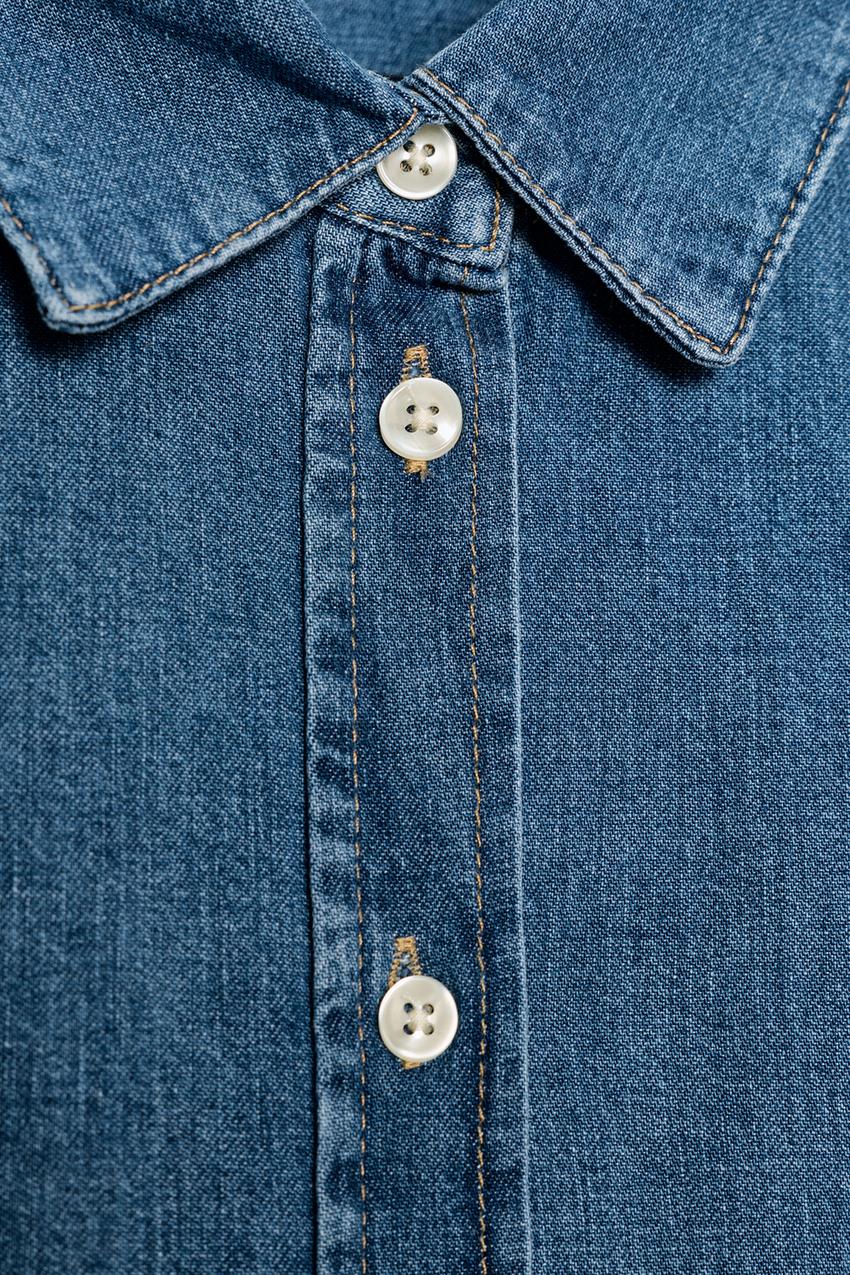 Zw Collection Slim Denim Shirt