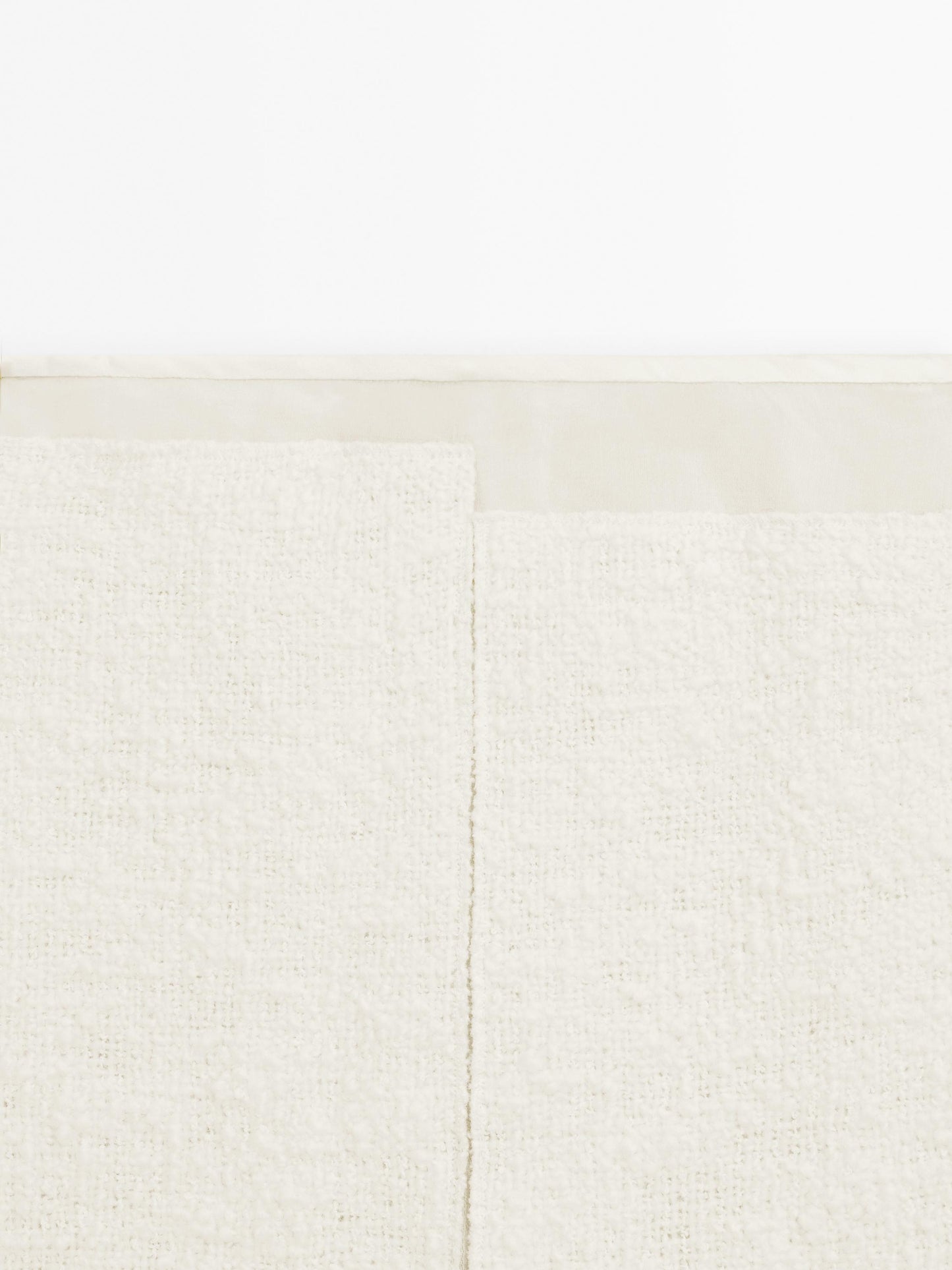 Wool blend fabric detail midi skirt