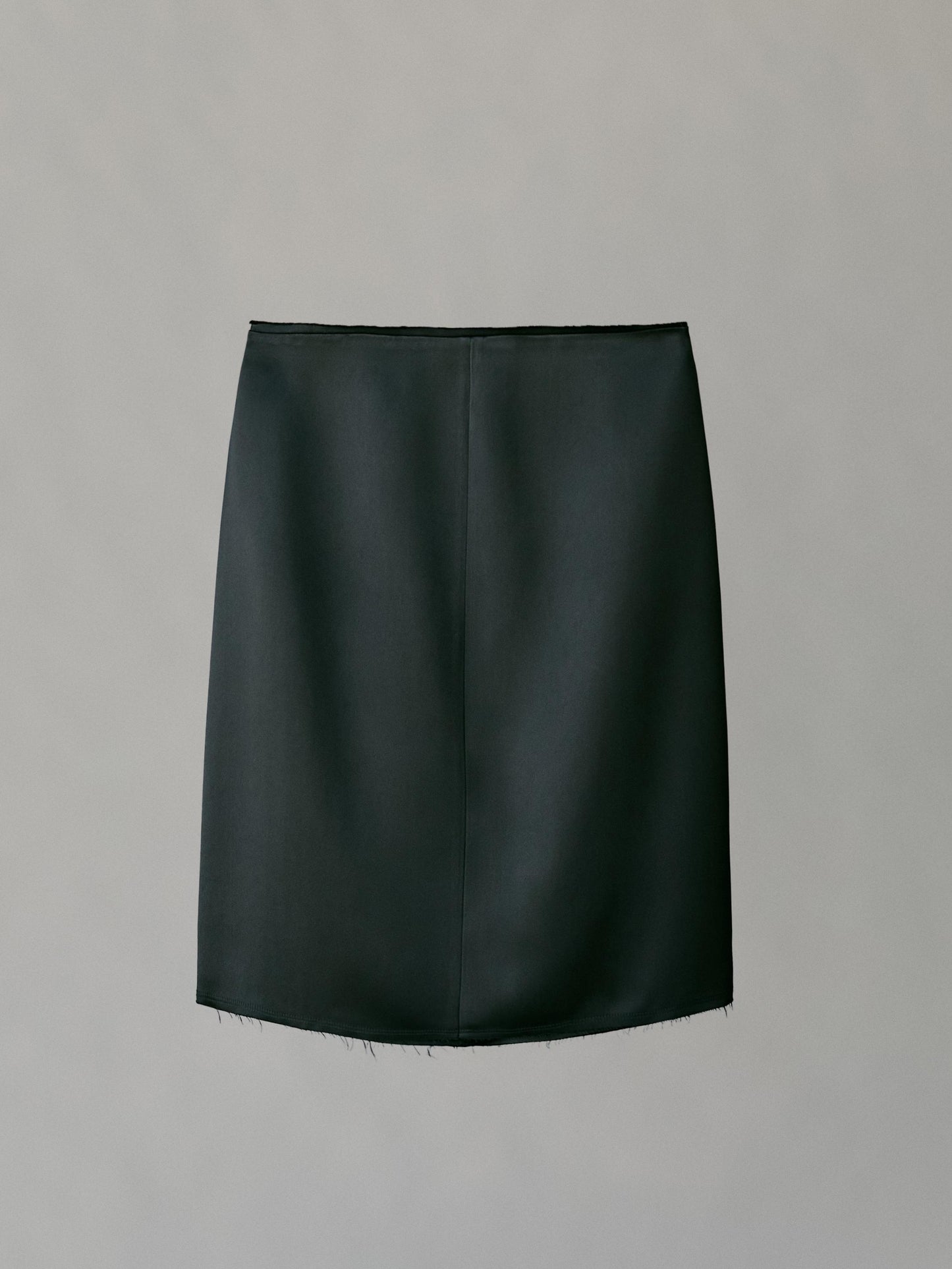 Satin midi skirt