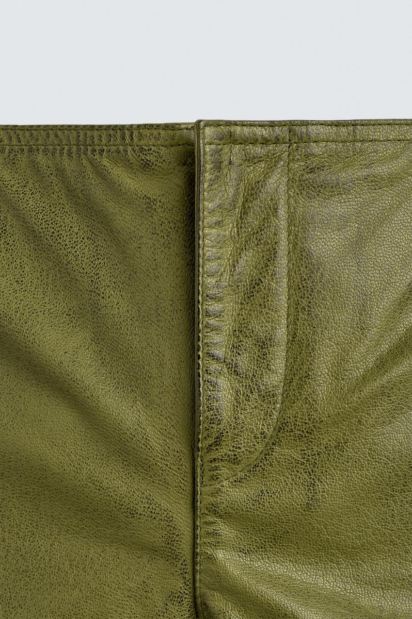 Leather Shorts Harry Lambert for Zara x Disney