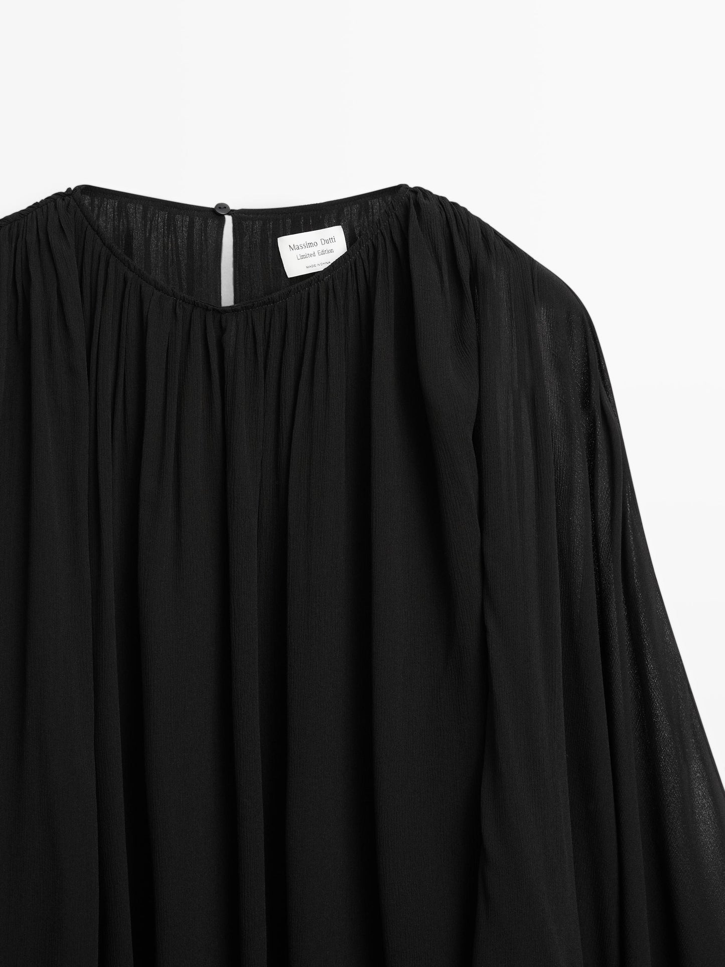 Flowing balloon blouse