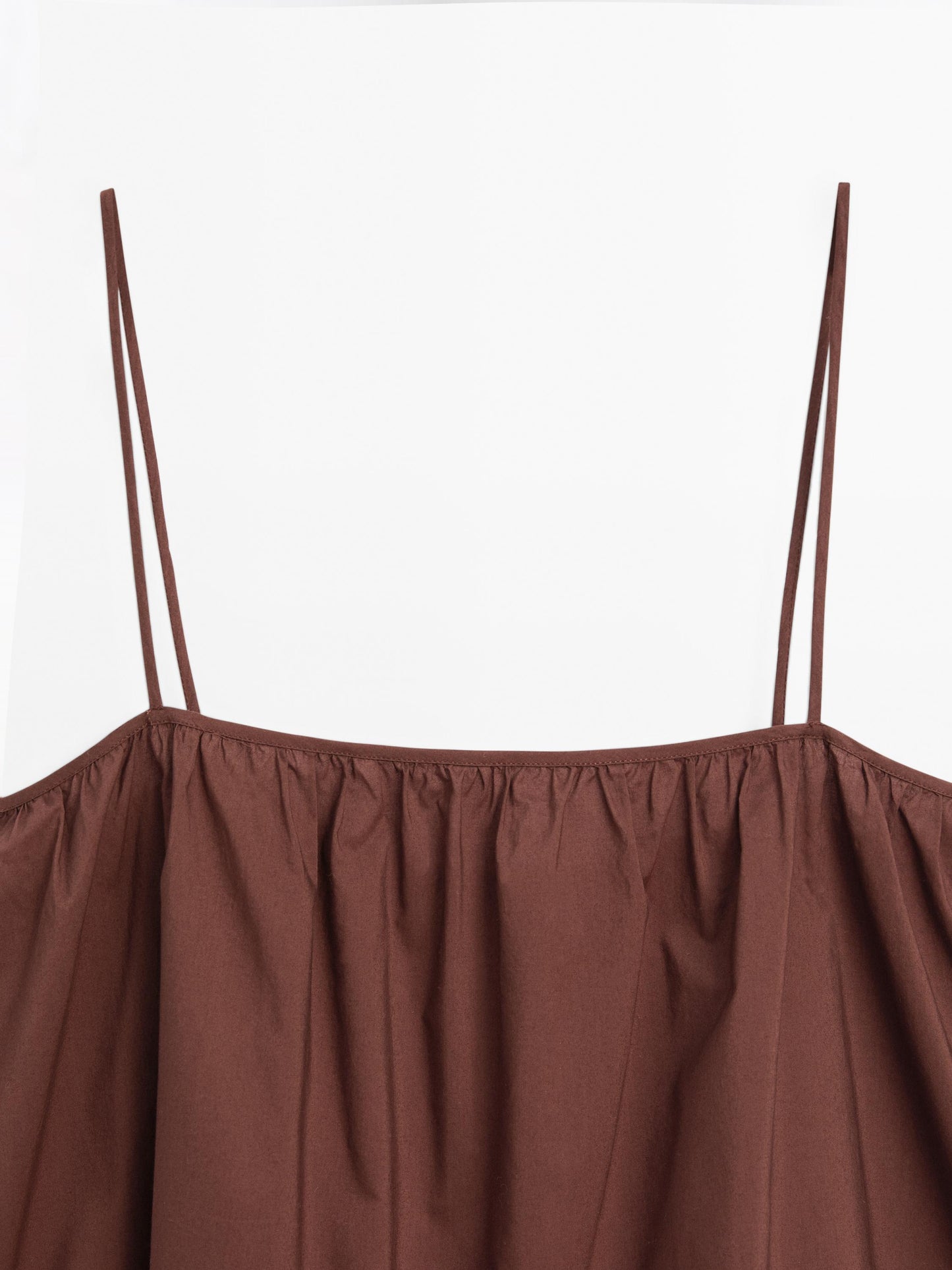 Short strappy top with ribbon details