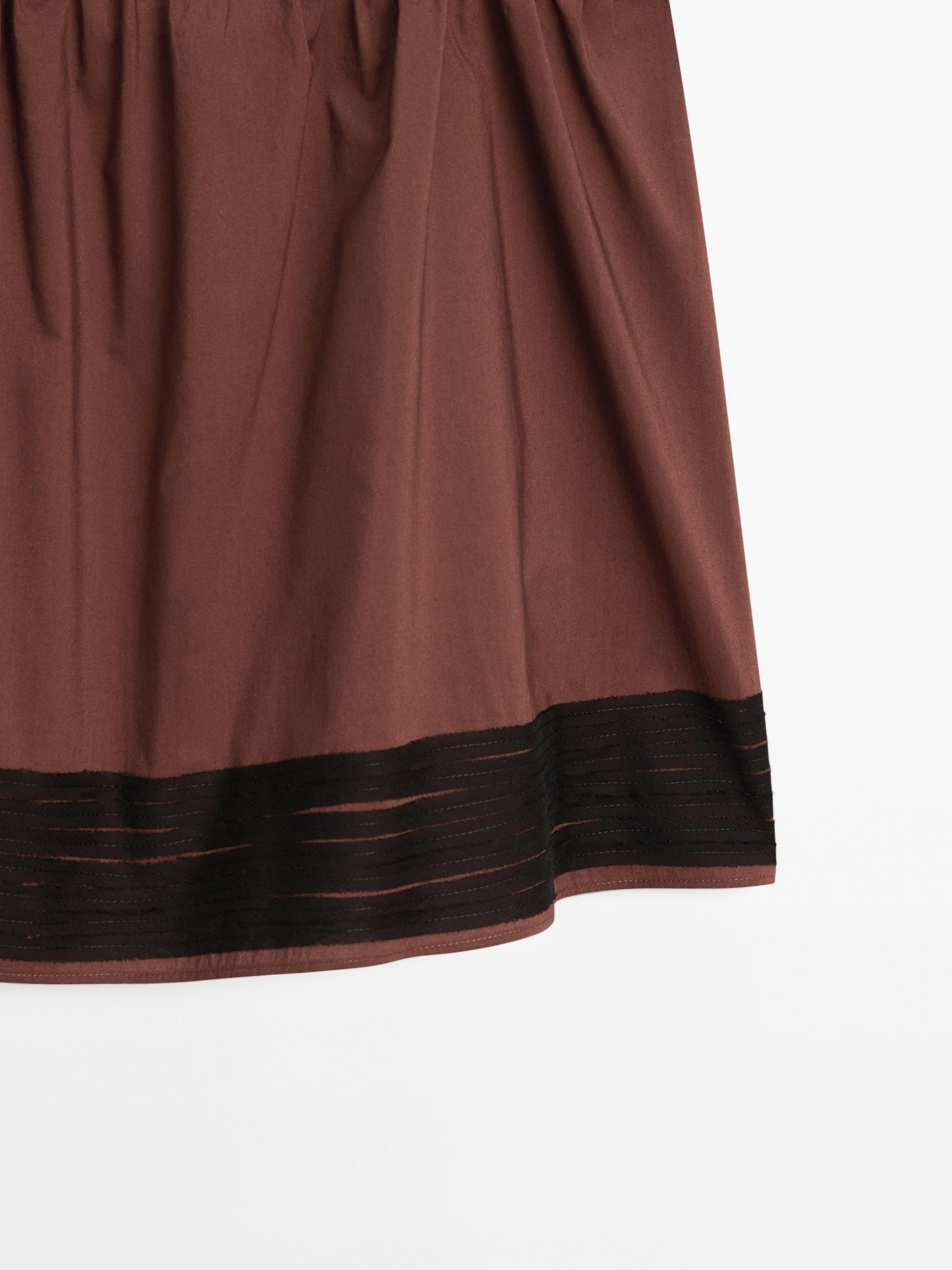 Short strappy top with ribbon details