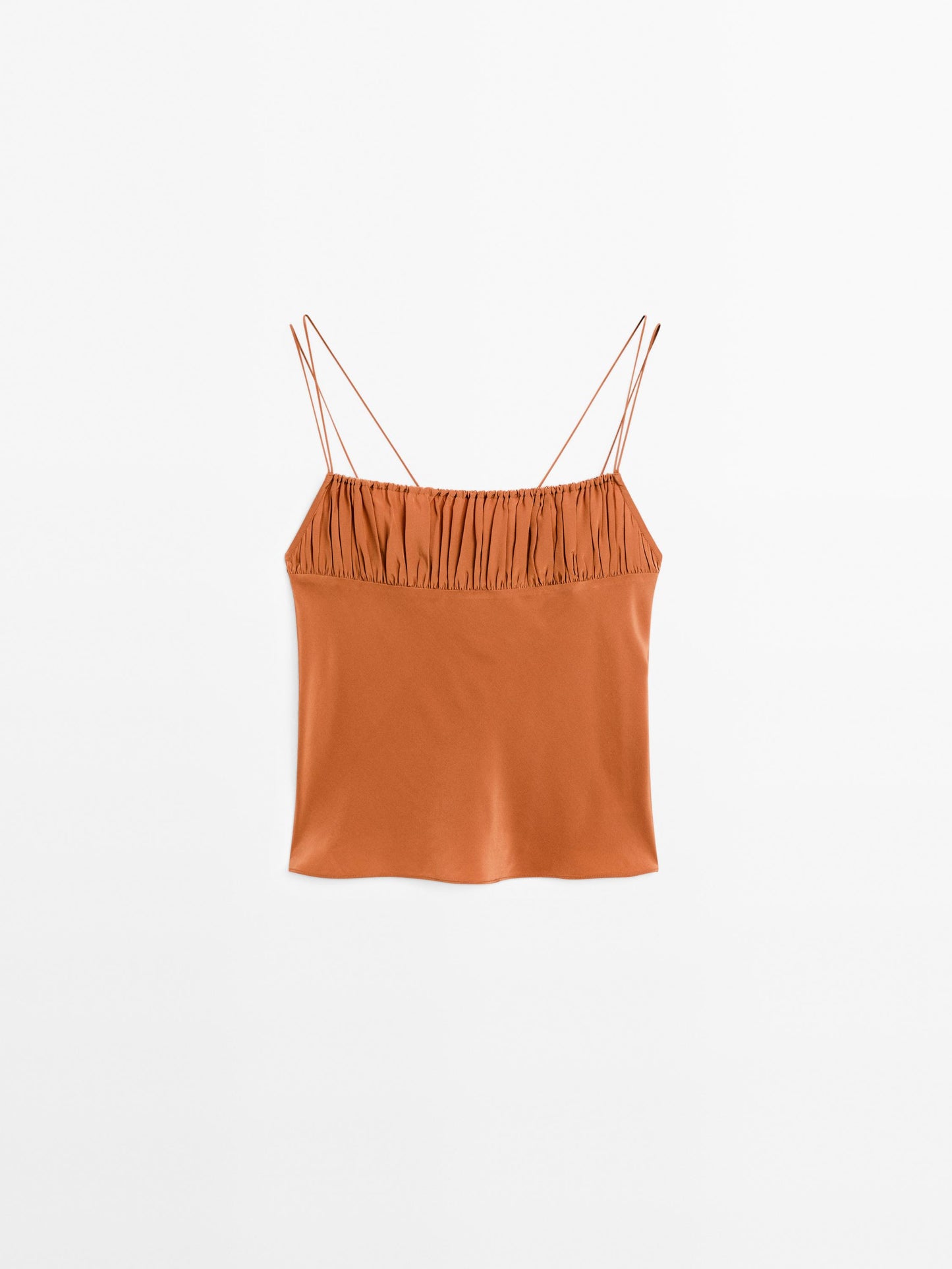 Flowing top with draped detail