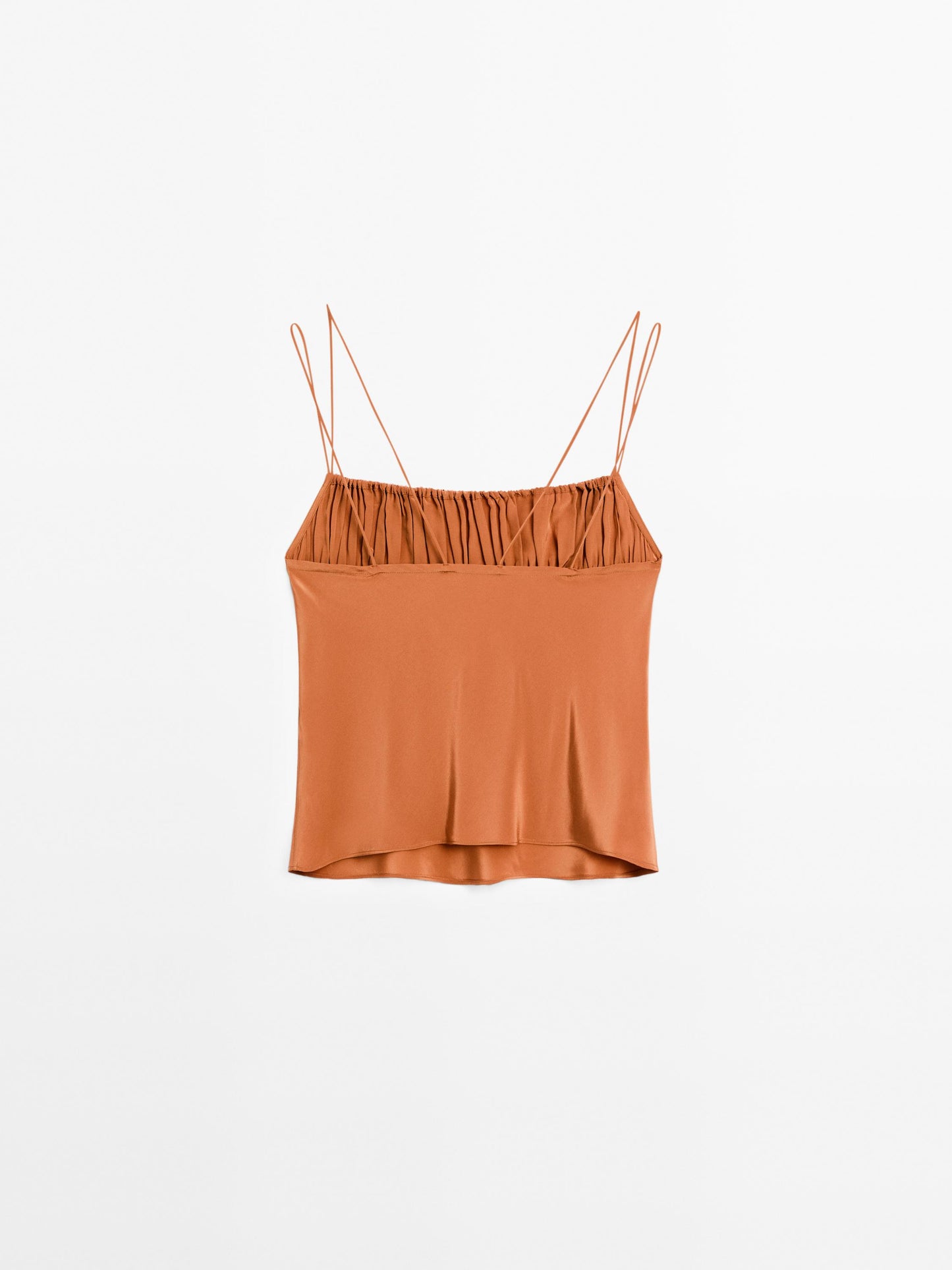 Flowing top with draped detail