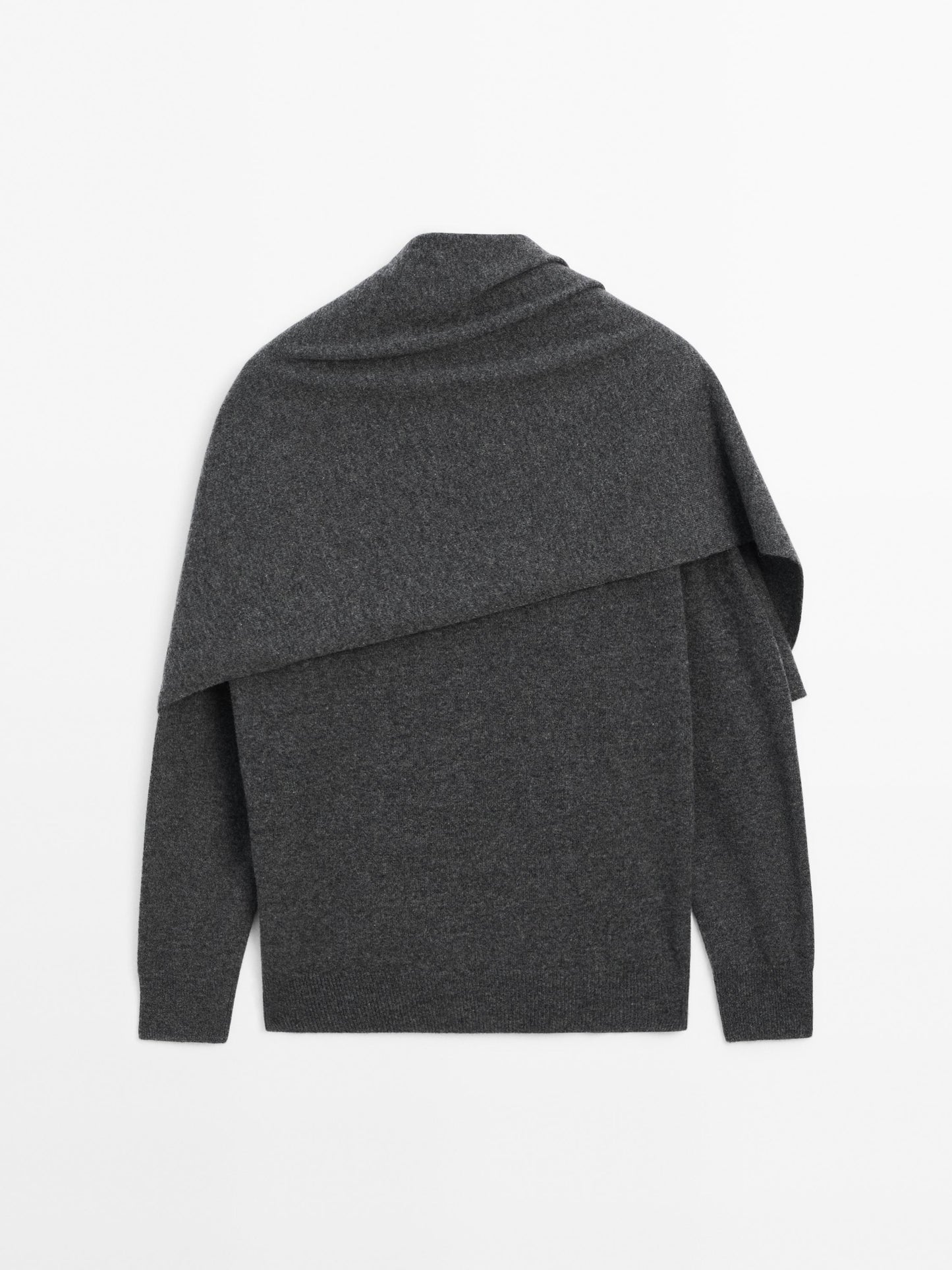 100% wool sweater with scarf