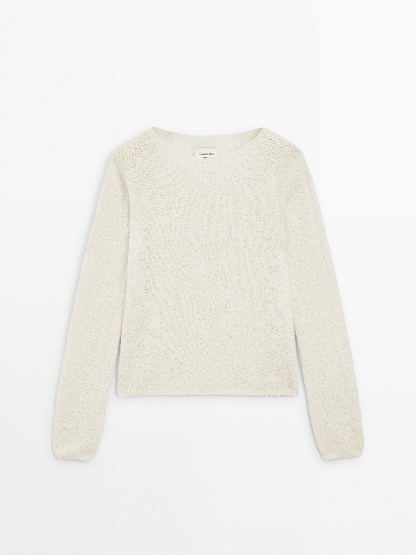 Bouclé wool blend sweater