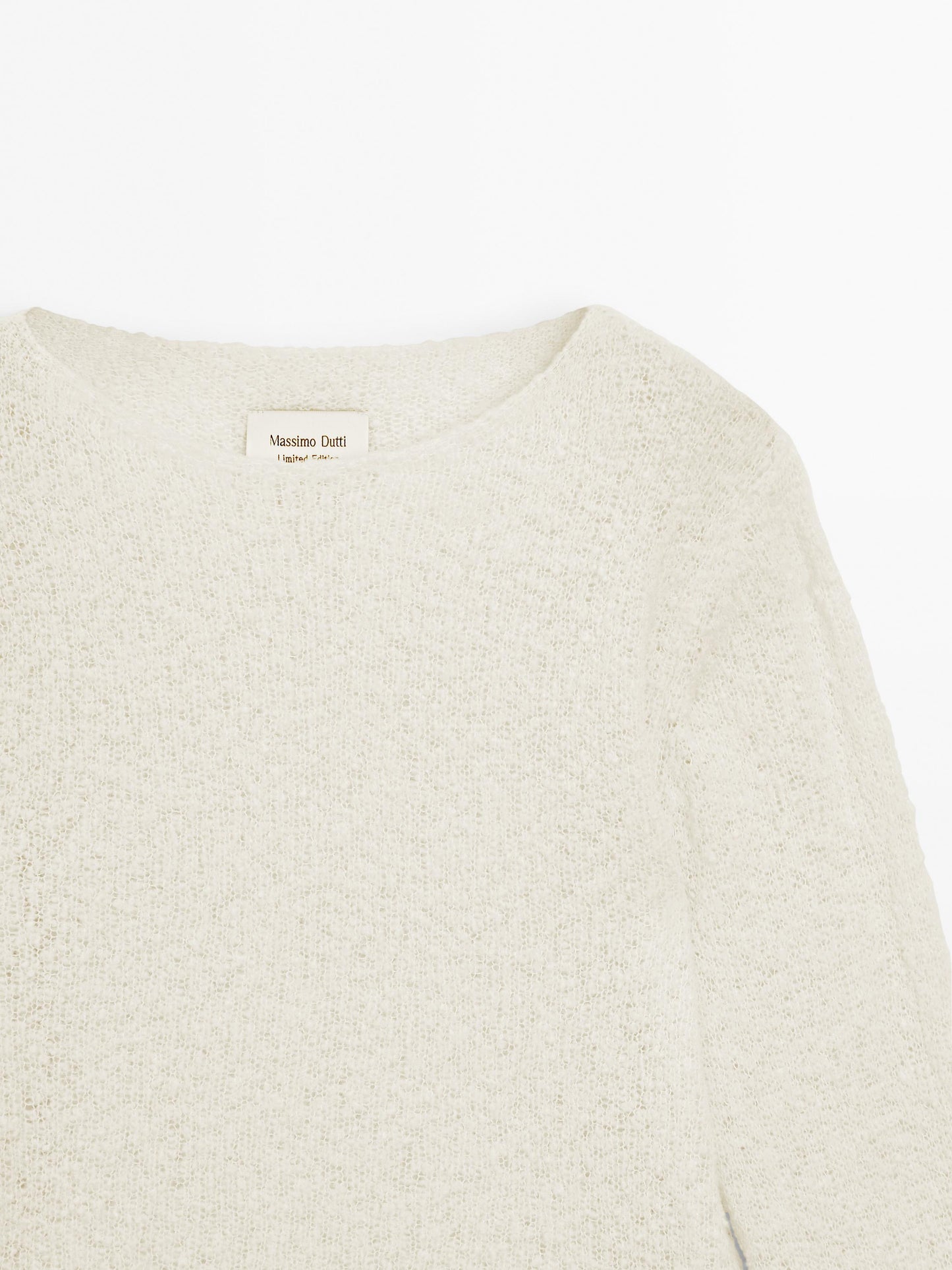 Bouclé wool blend sweater