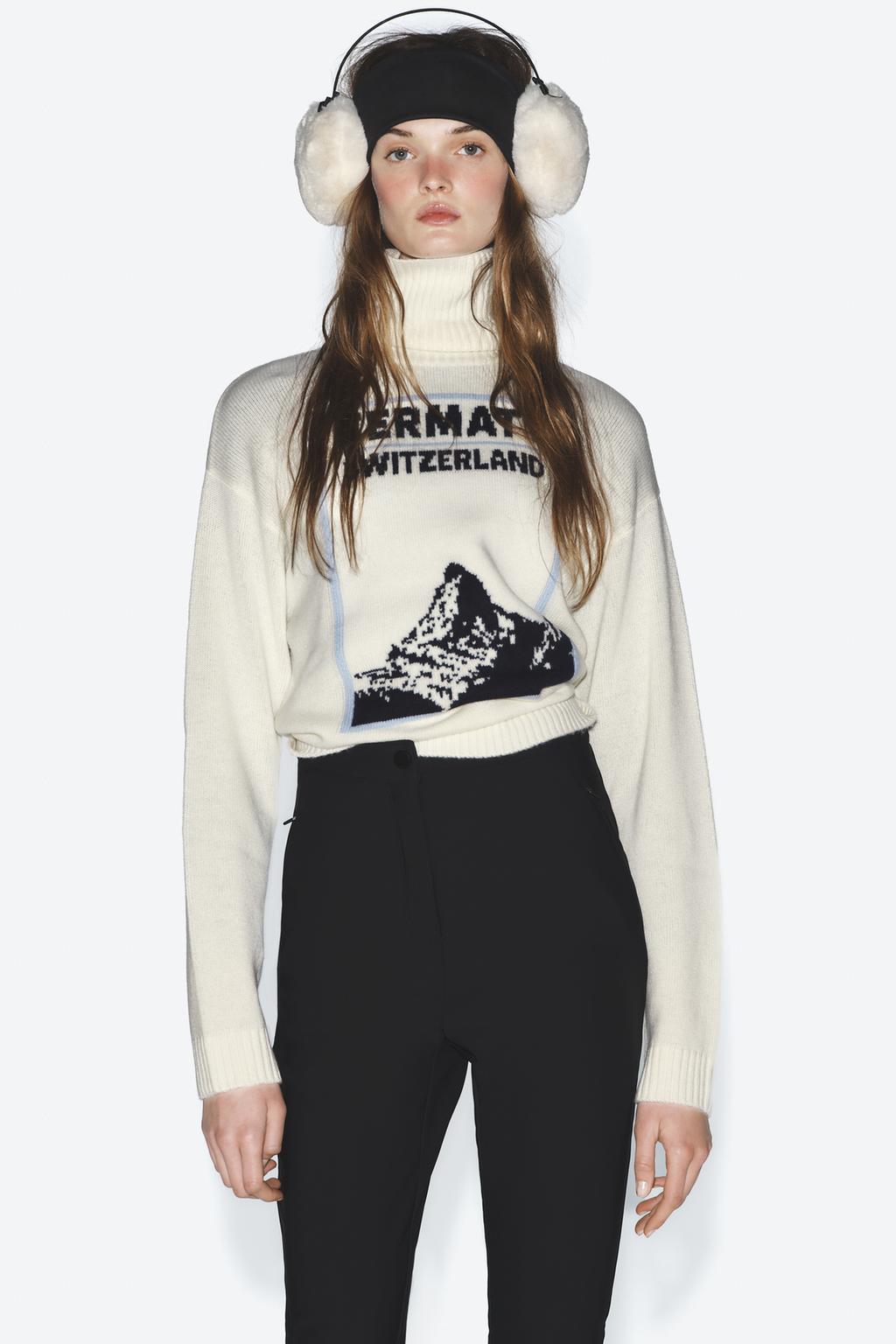 Ski Collection jumper with wool and cashmere
