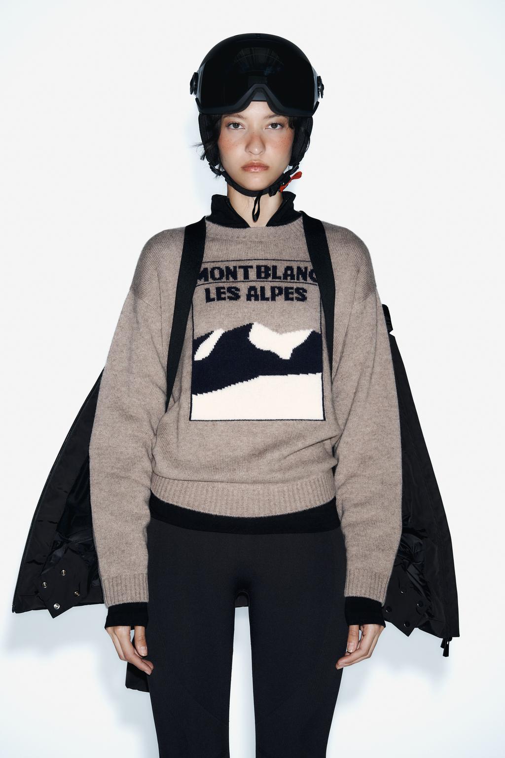 Ski Collection jumper with wool and cashmere