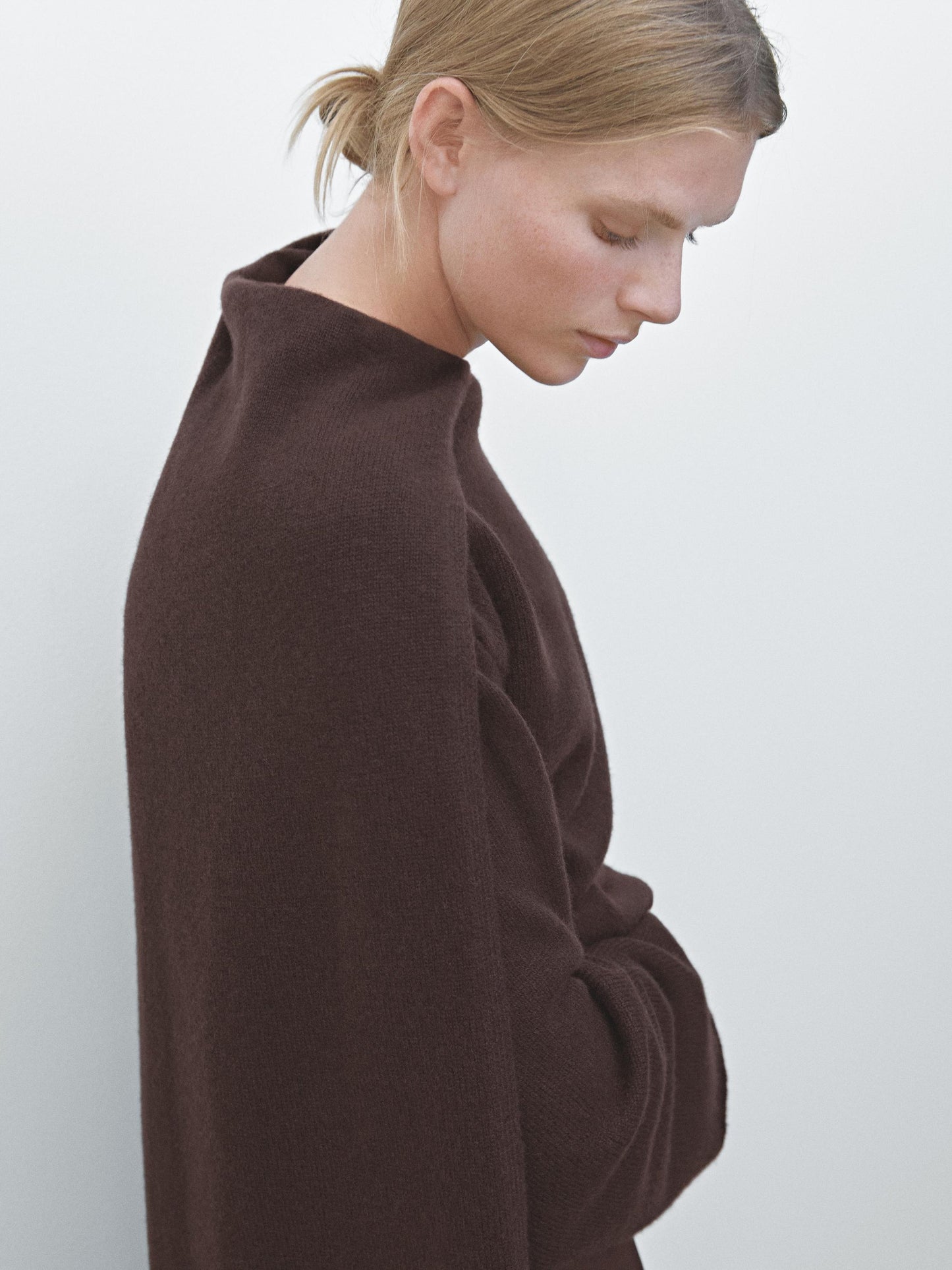 100% wool cape sweater