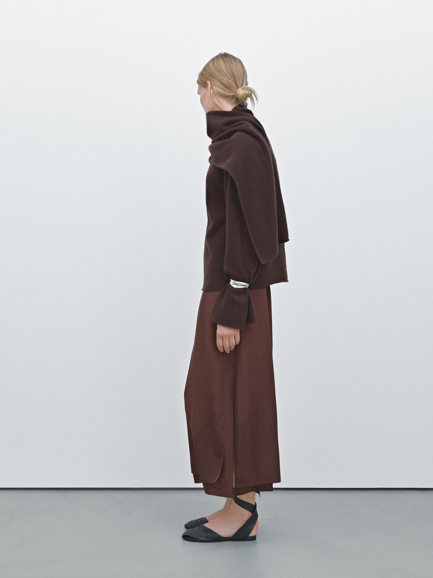 100% wool cape sweater