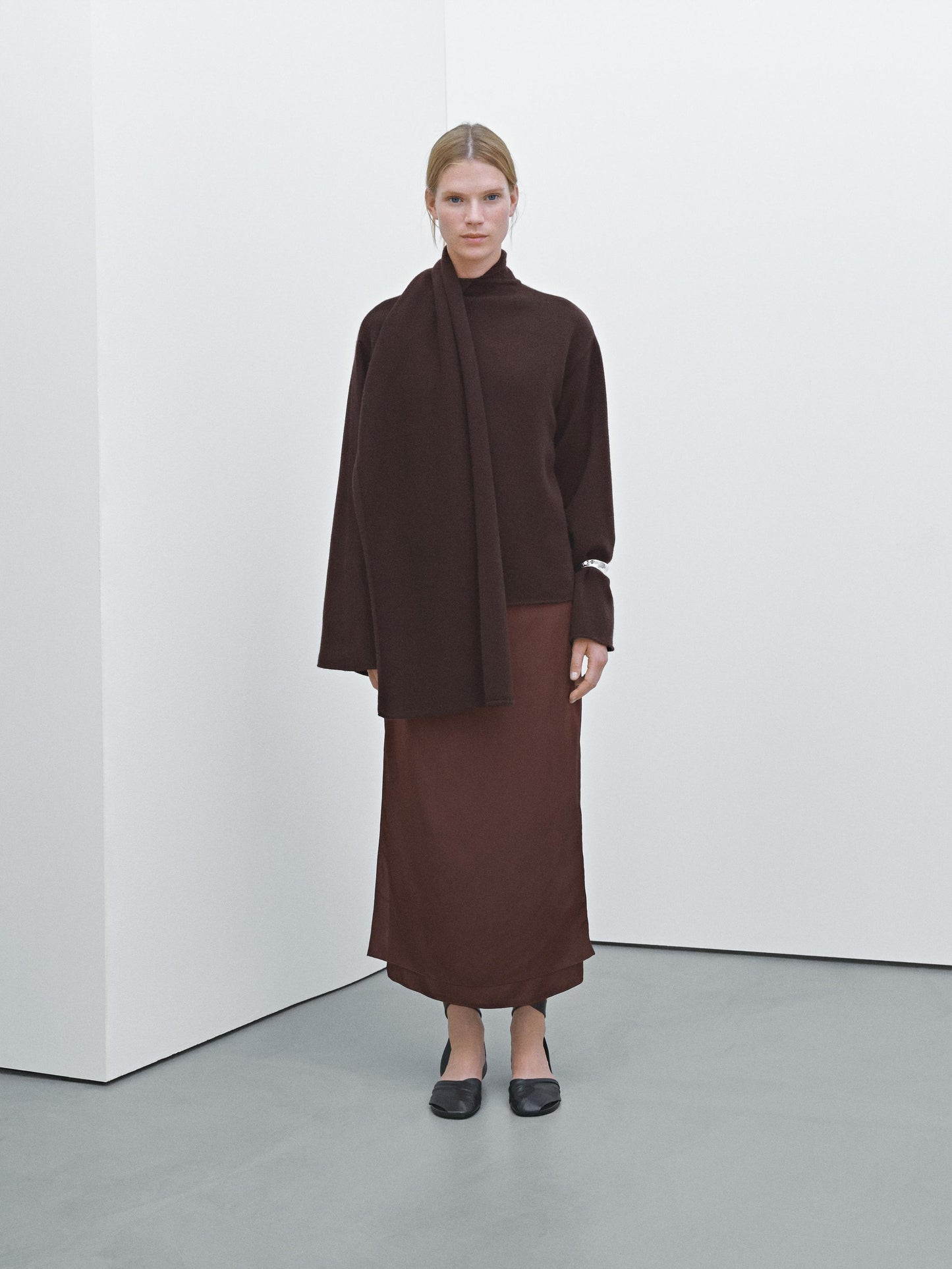 100% wool cape sweater